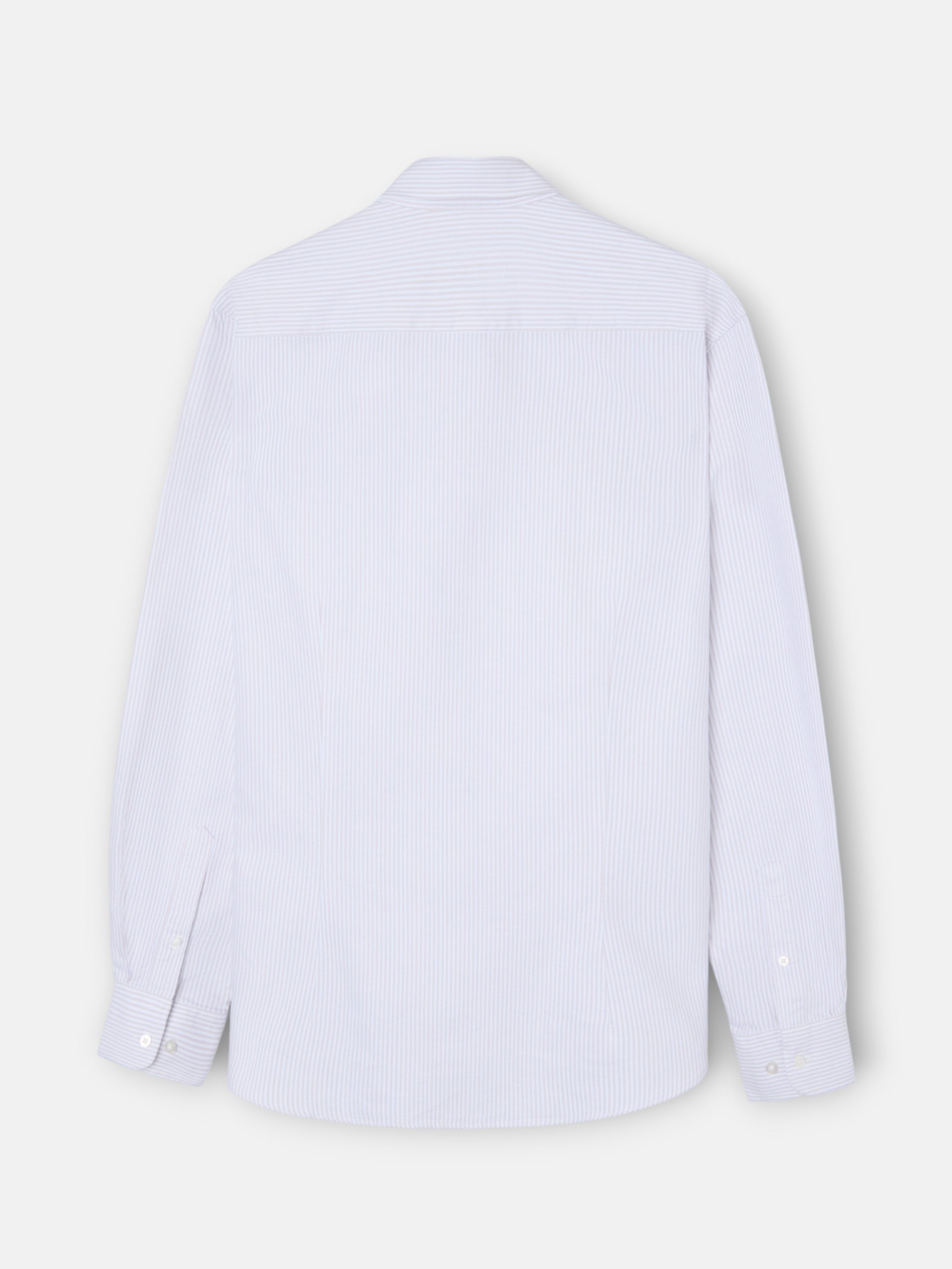 Camisa sport oxford rayas beige
