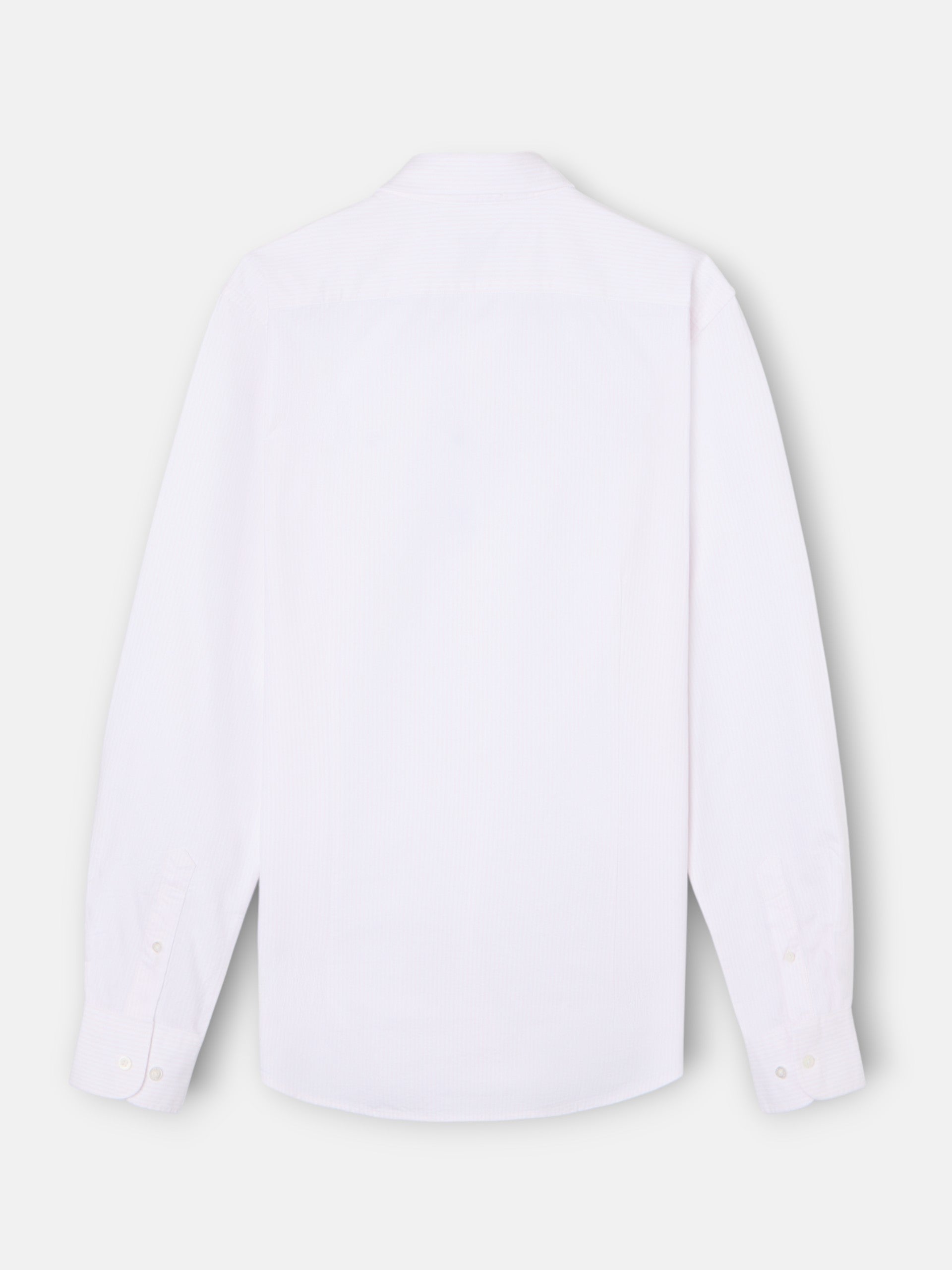 Camisa sport oxford rayas rosa