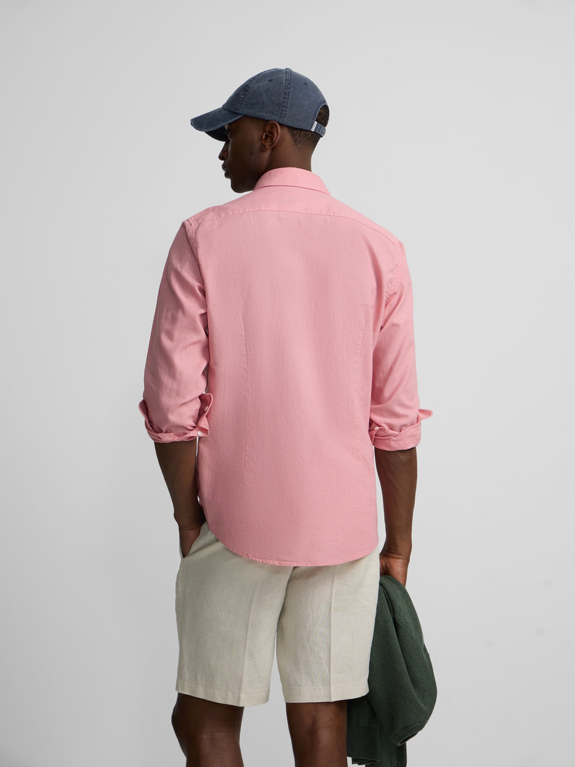 Camisa sport summer lino rosa