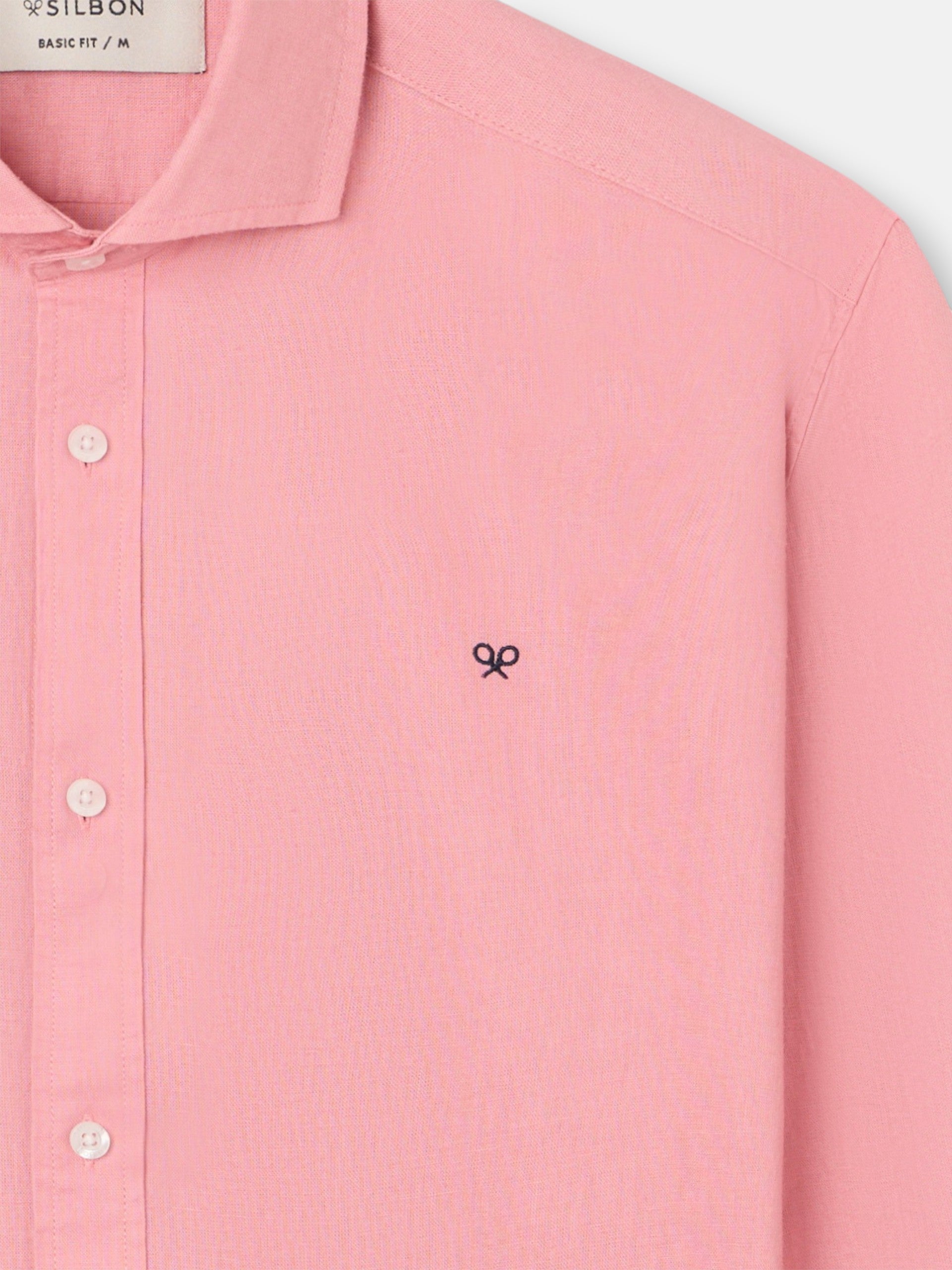 Camisa sport summer lino rosa