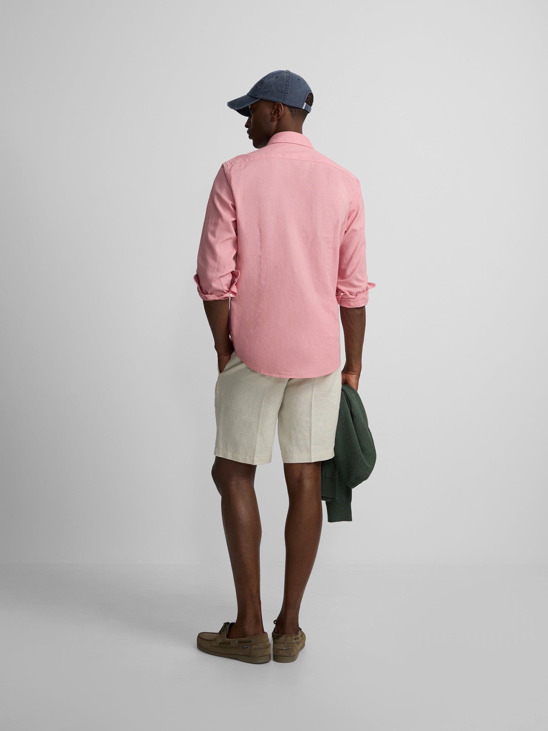 Camisa sport summer lino rosa