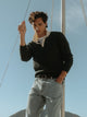 Pull col polo cruise vert