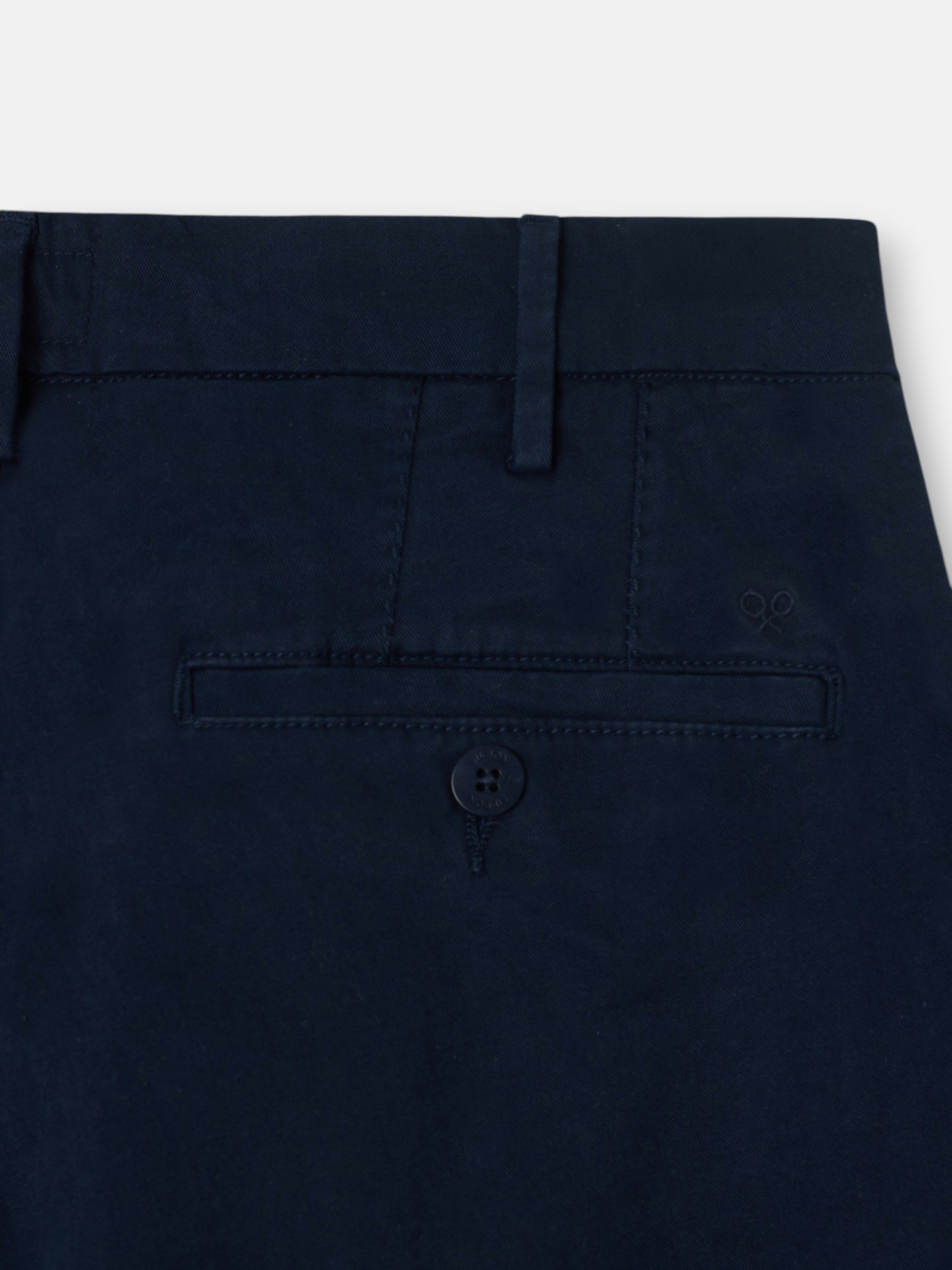 Pantalon sport chino pinzas azul navy