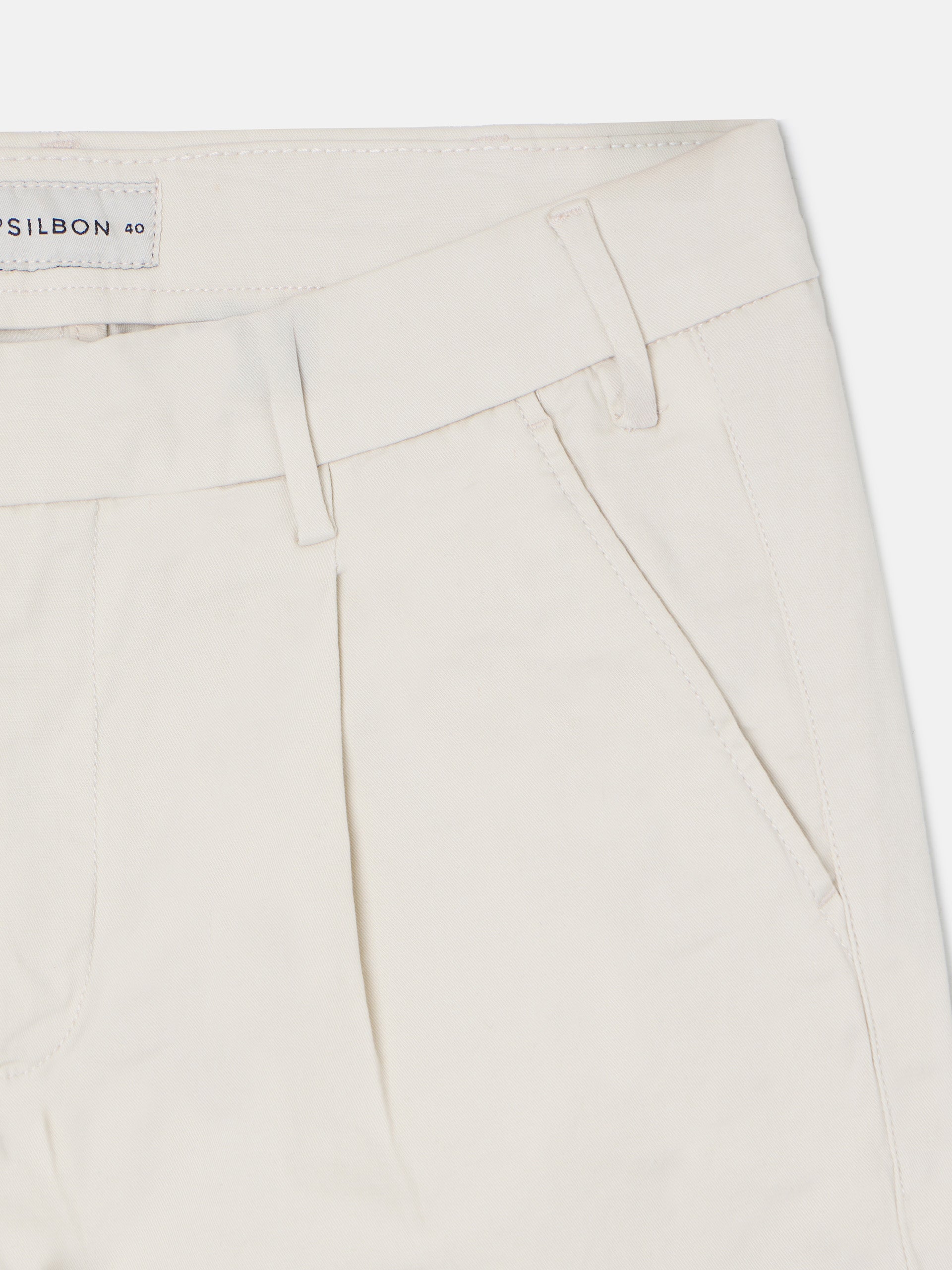Stone pleated sport chino trousers