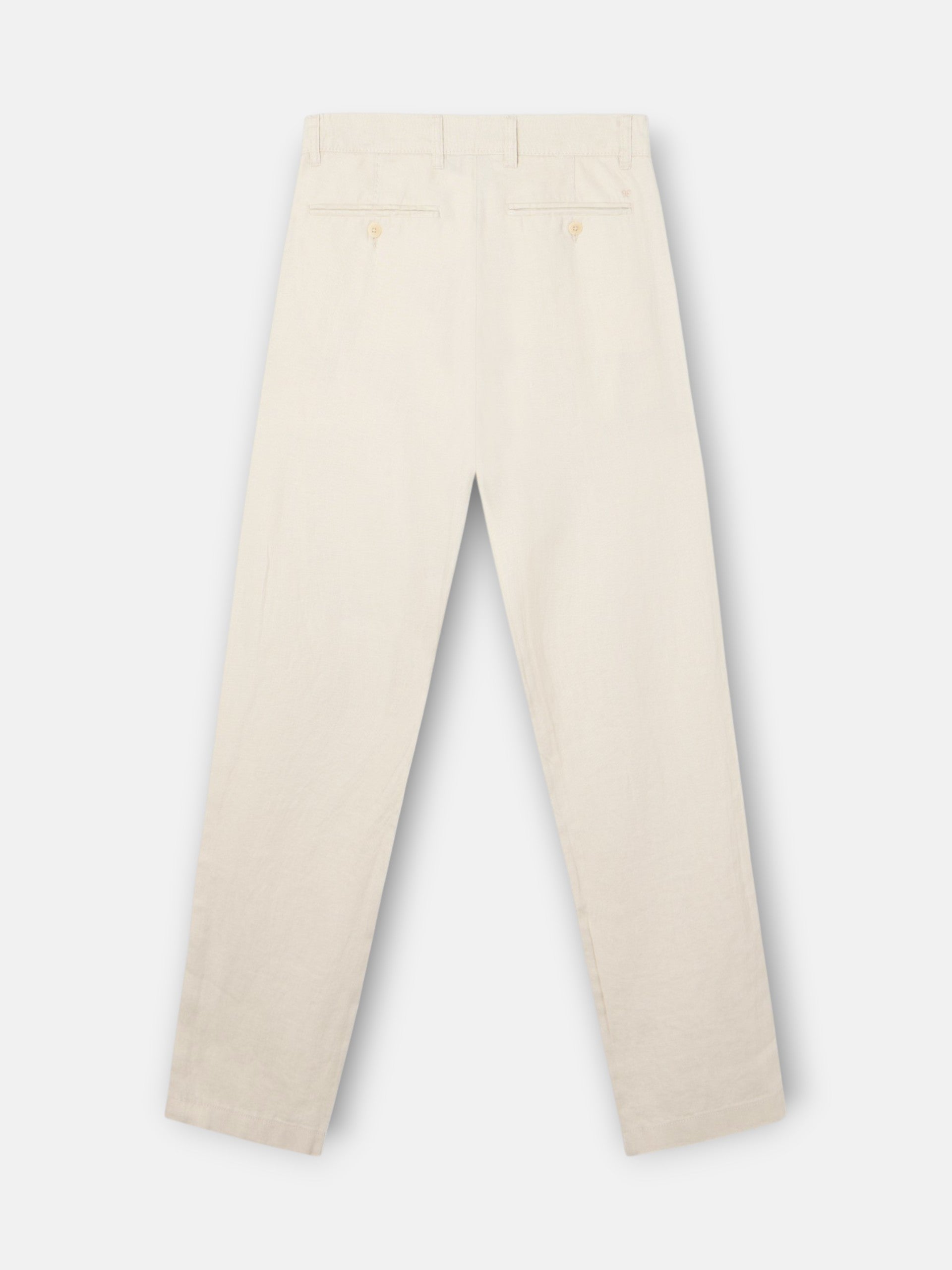 Pantalon sport chino lino beige