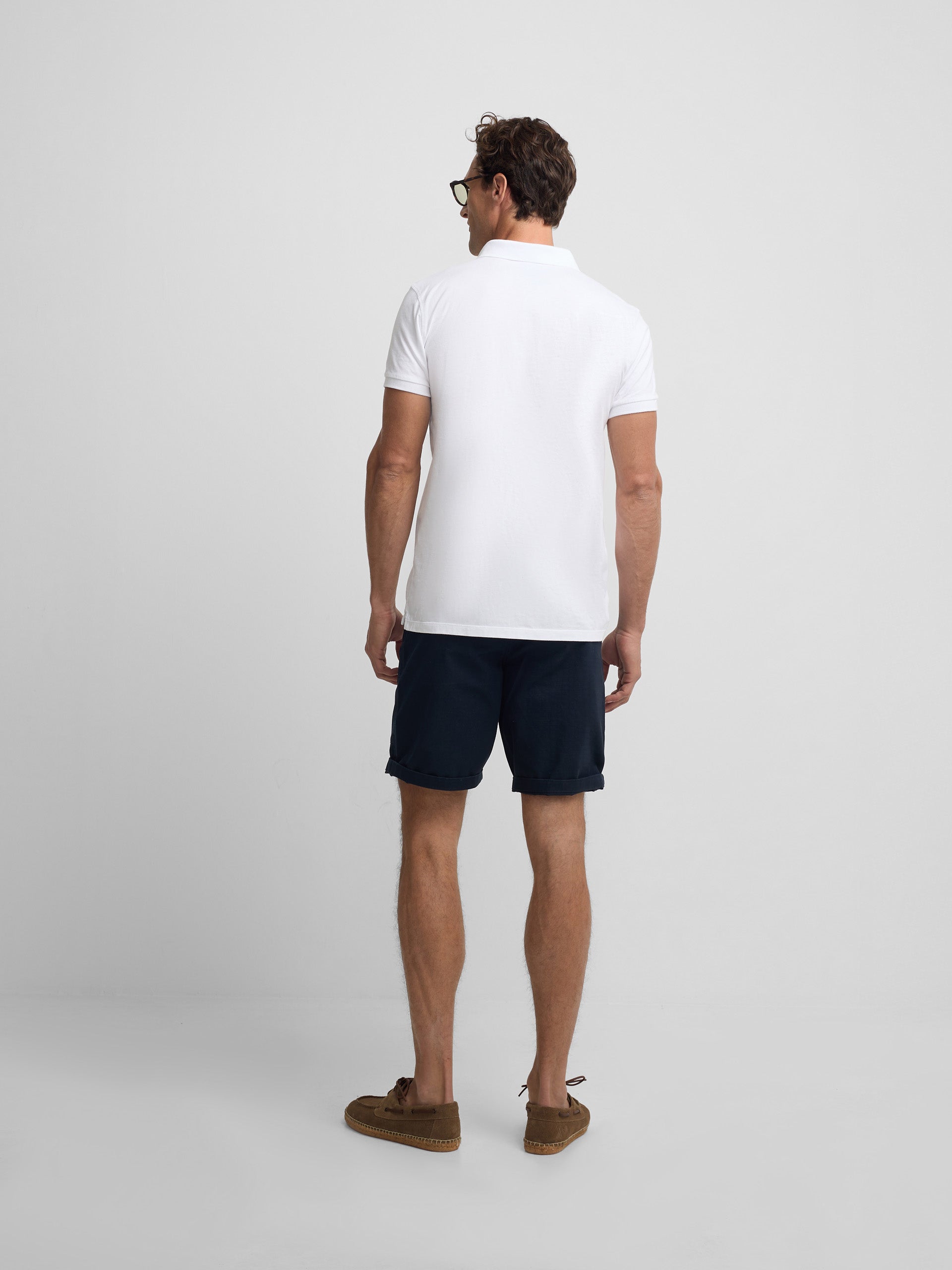 Polo desportivo branco