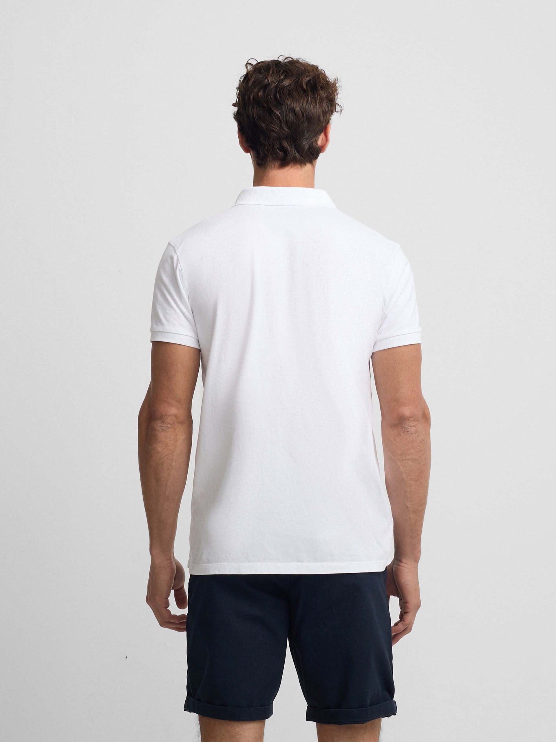 Polo desportivo branco