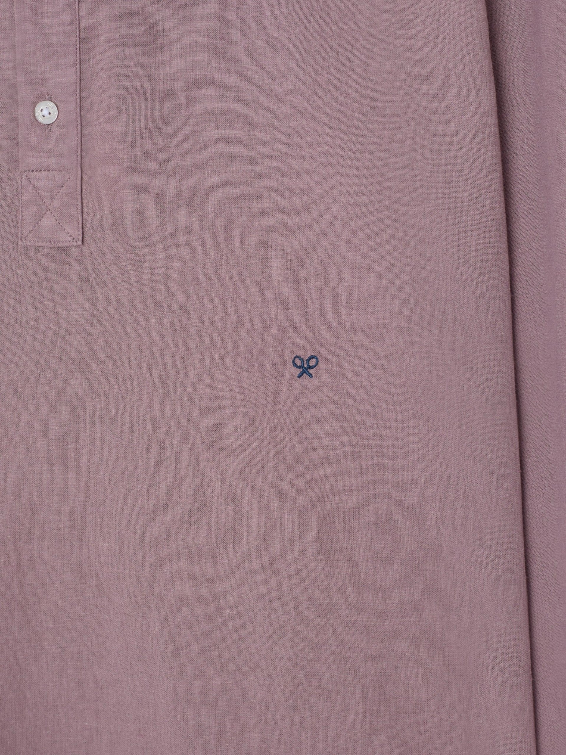 Polera sport lino burdeos