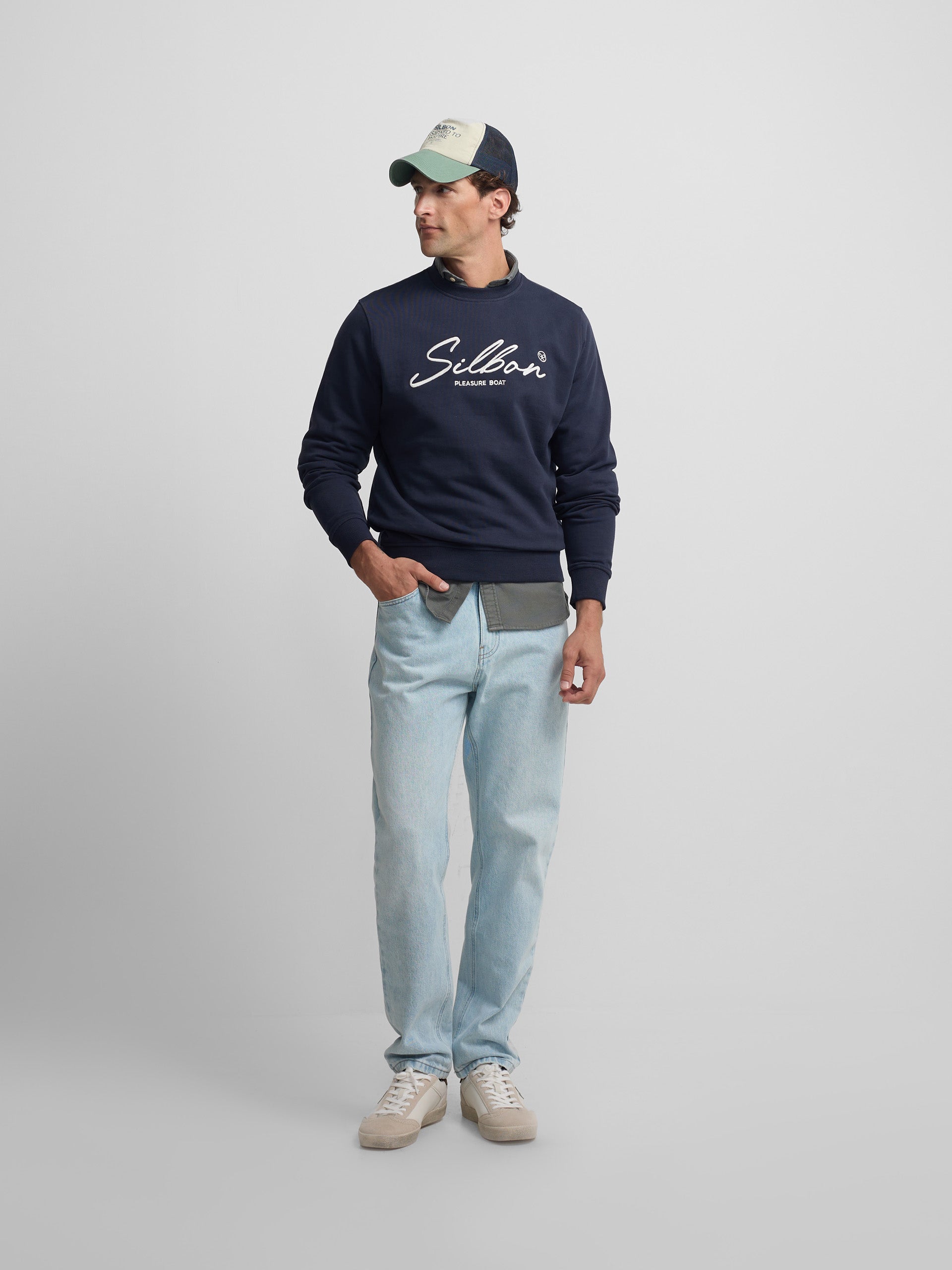 Sweatshirt pleasure azul-marinho