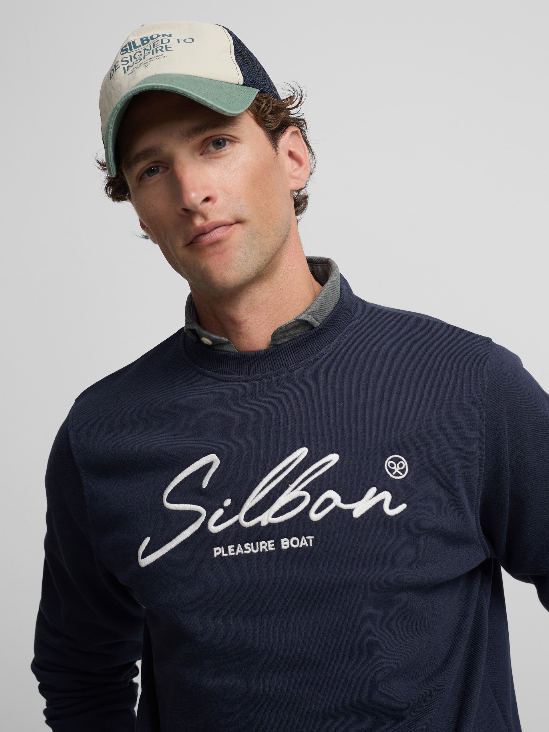 Sweatshirt pleasure azul-marinho