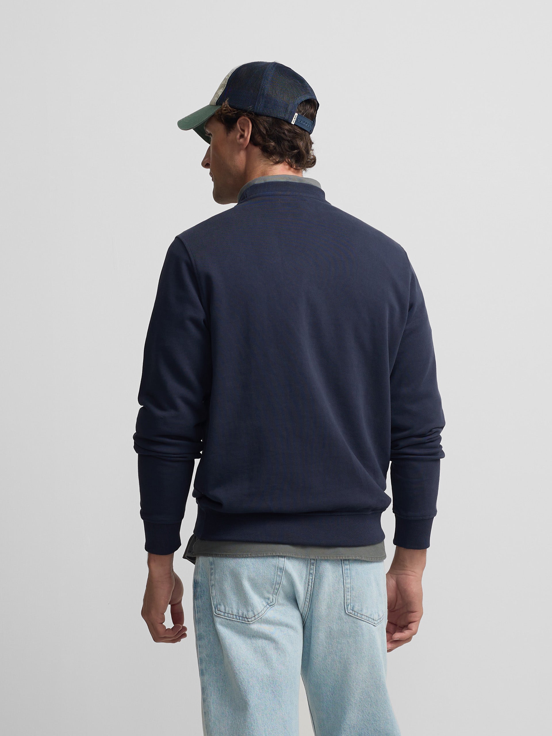 Sweatshirt pleasure azul-marinho