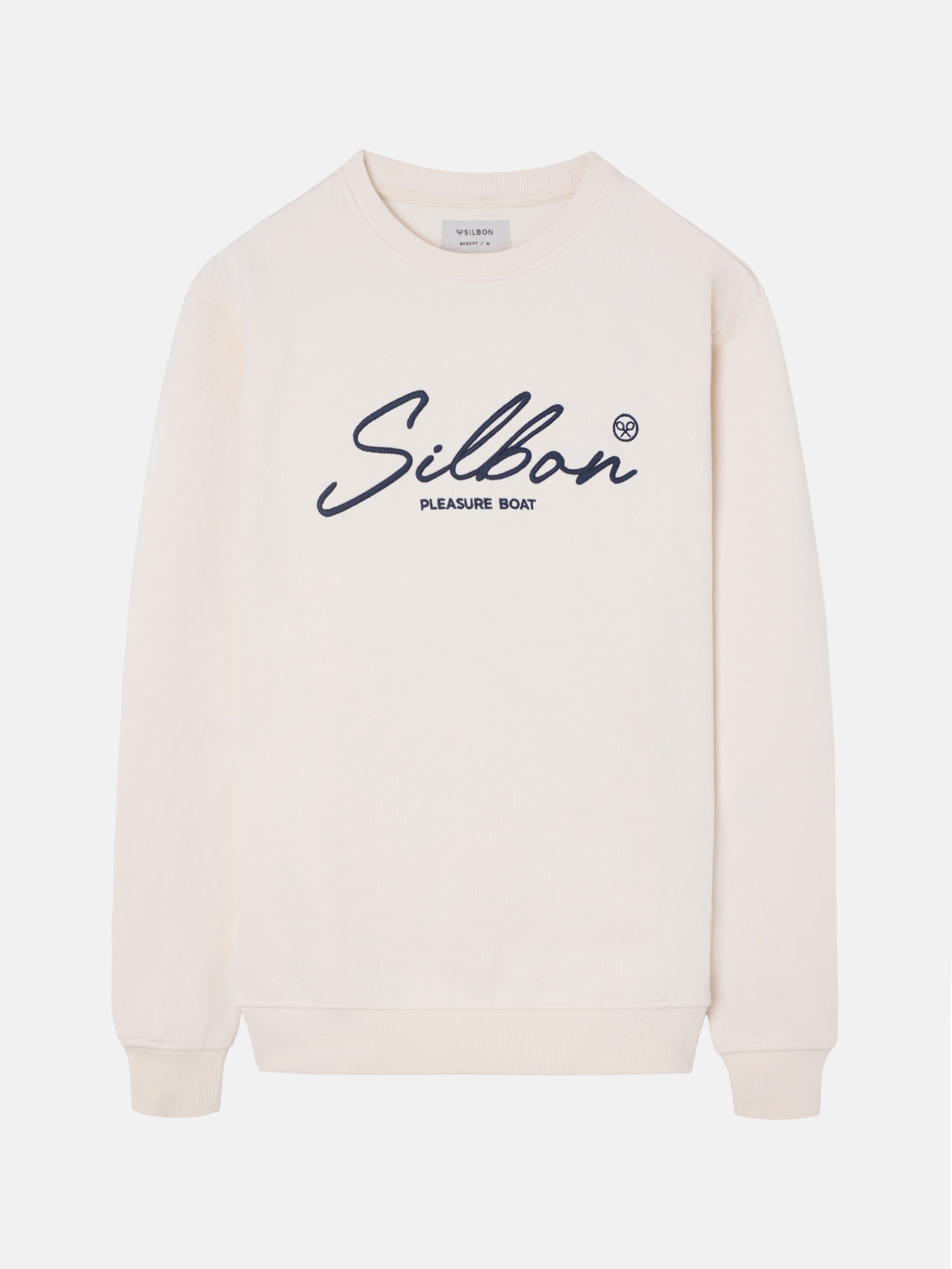 Sweat-shirt plaisir crème