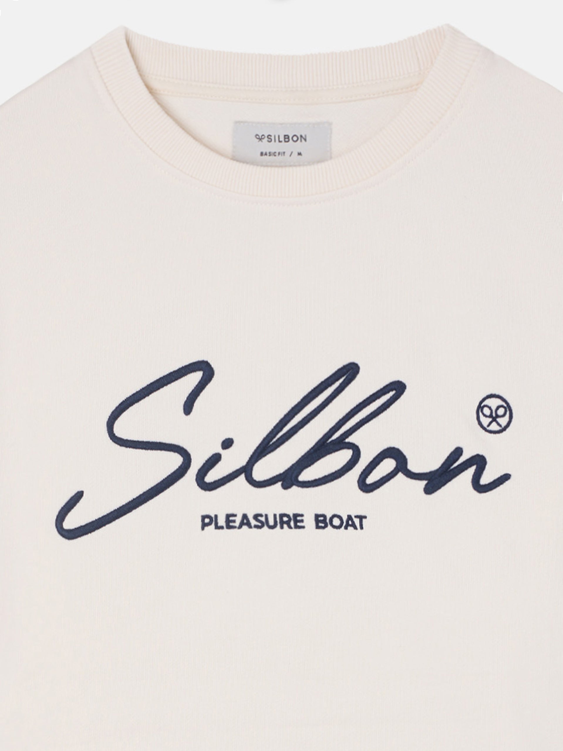 Sweat-shirt plaisir crème