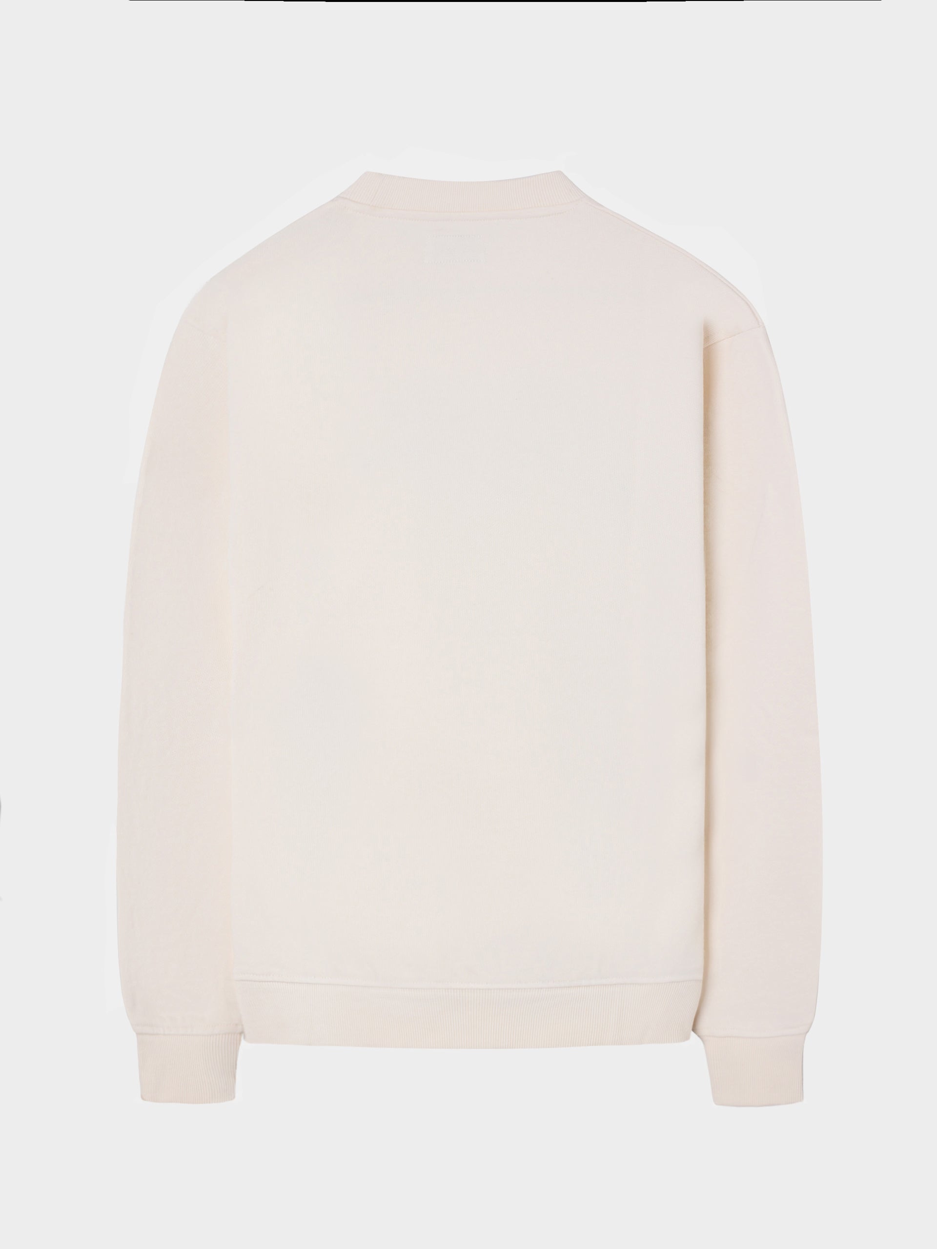 Sweat-shirt plaisir crème