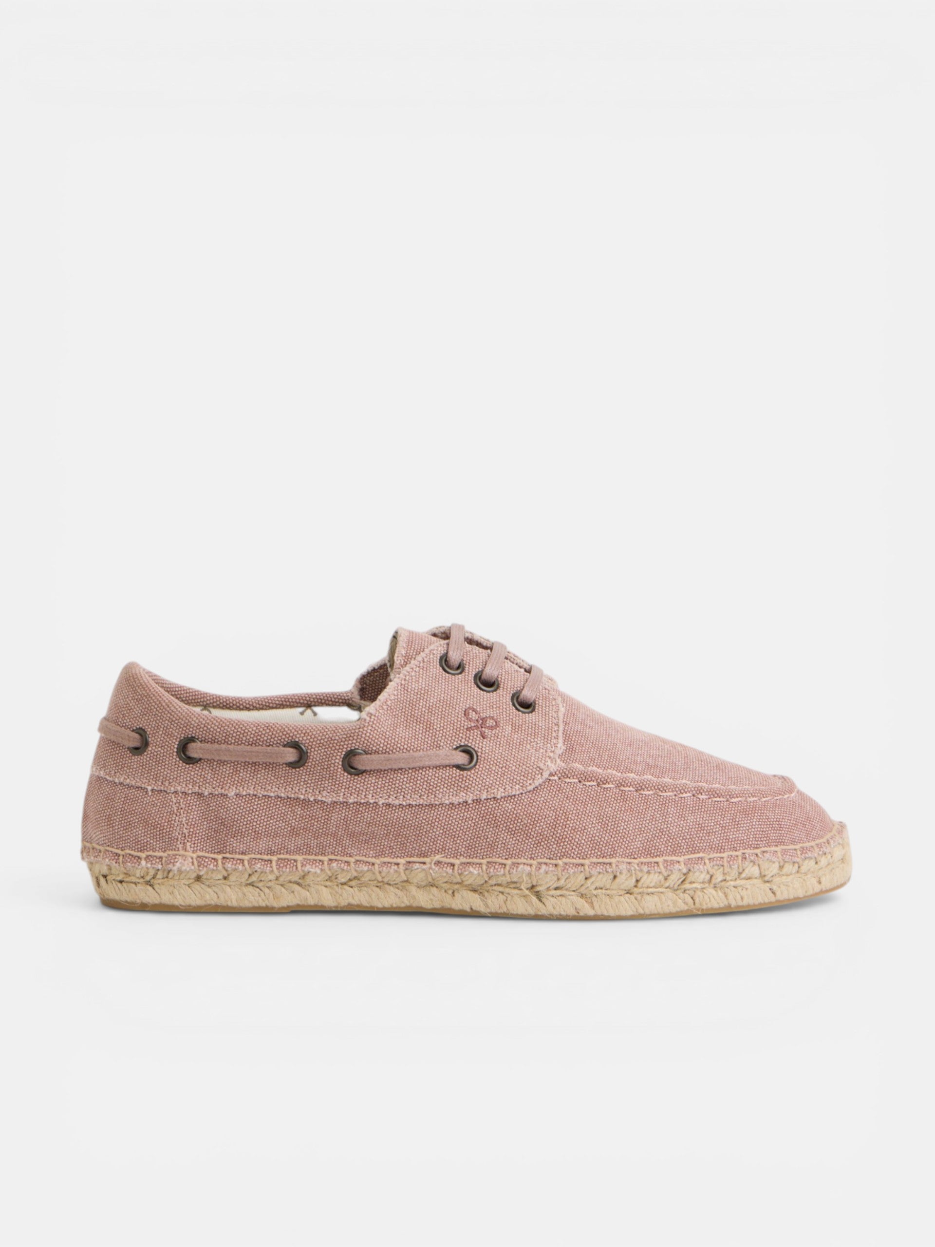 Brown nautical covered espadrille