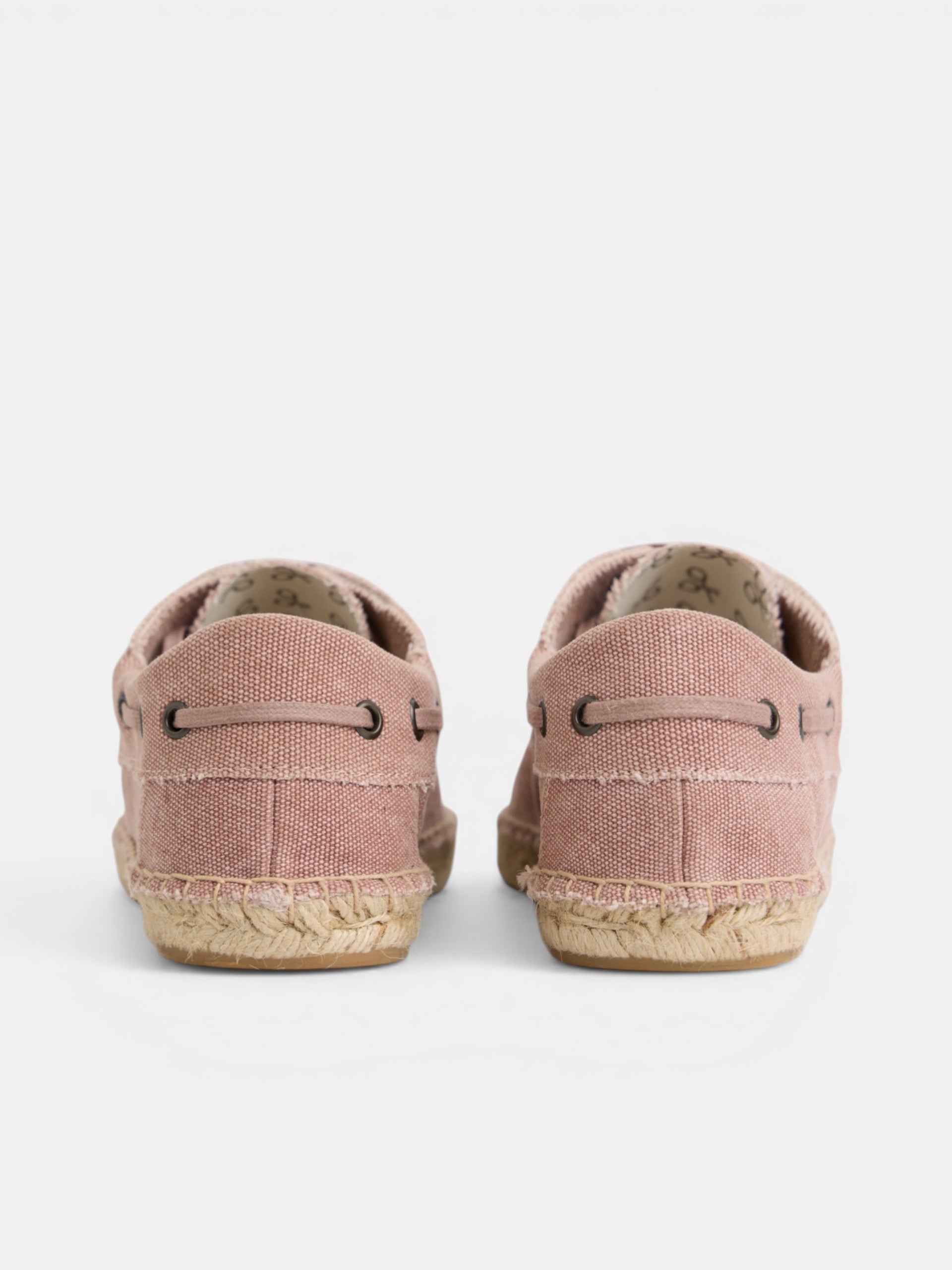 Brown nautical covered espadrille