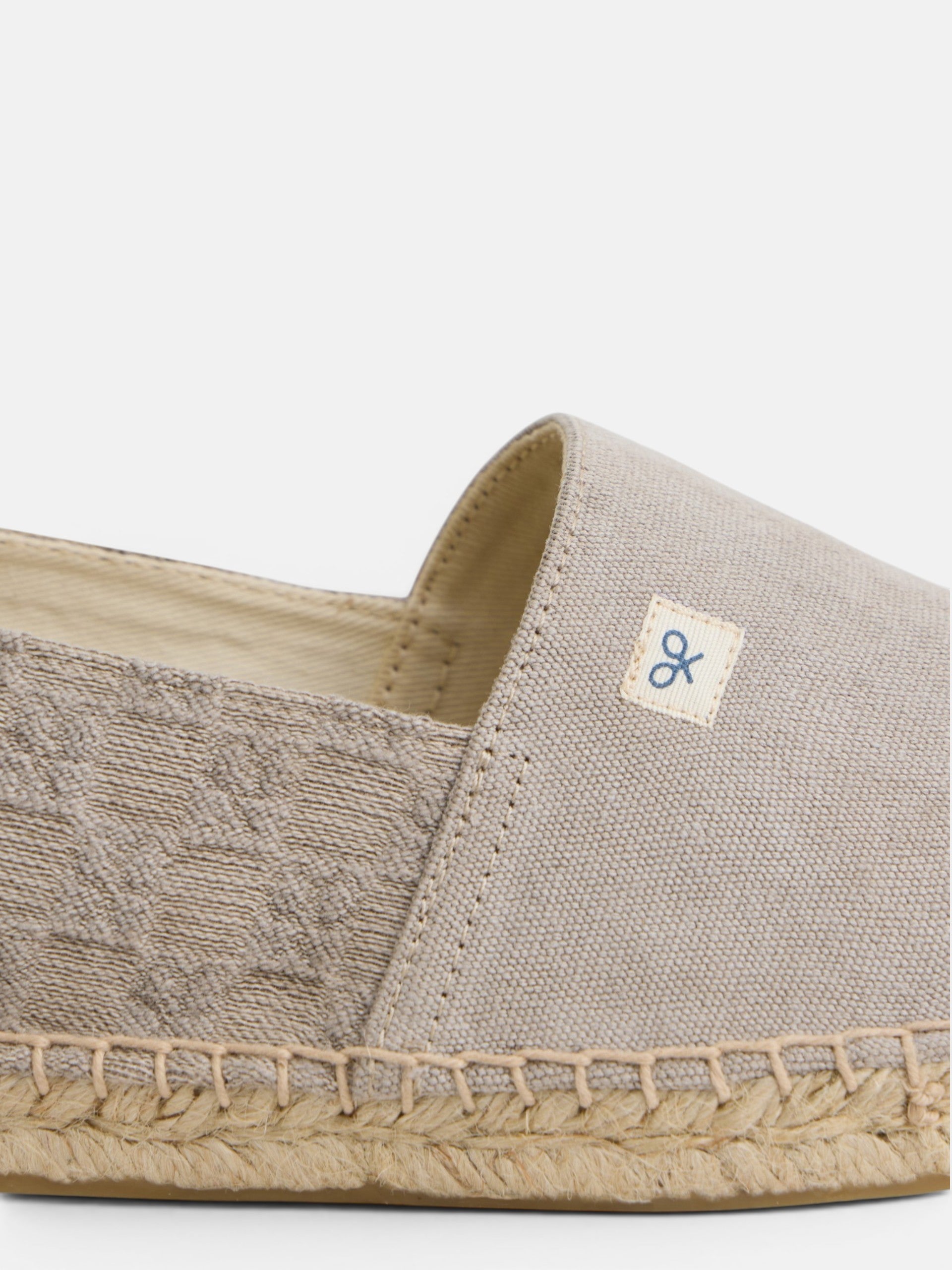 Espadrille minilogo marron clair