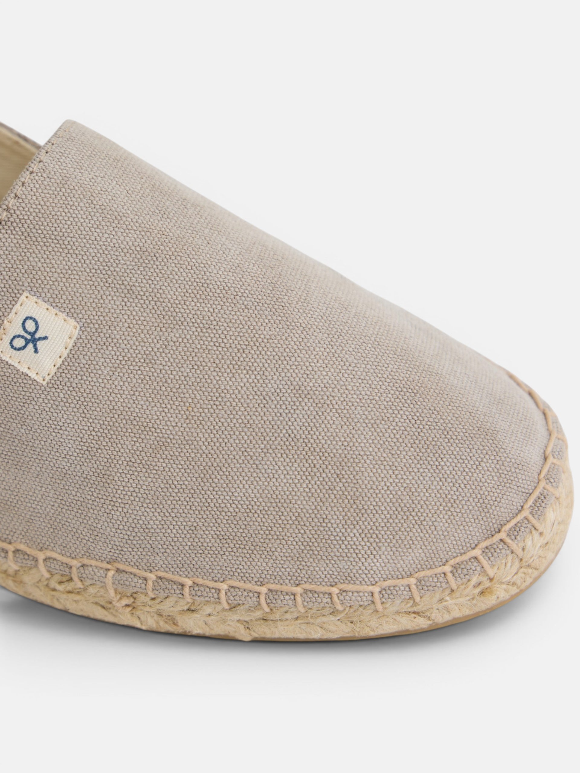 Espadrille minilogo marron clair