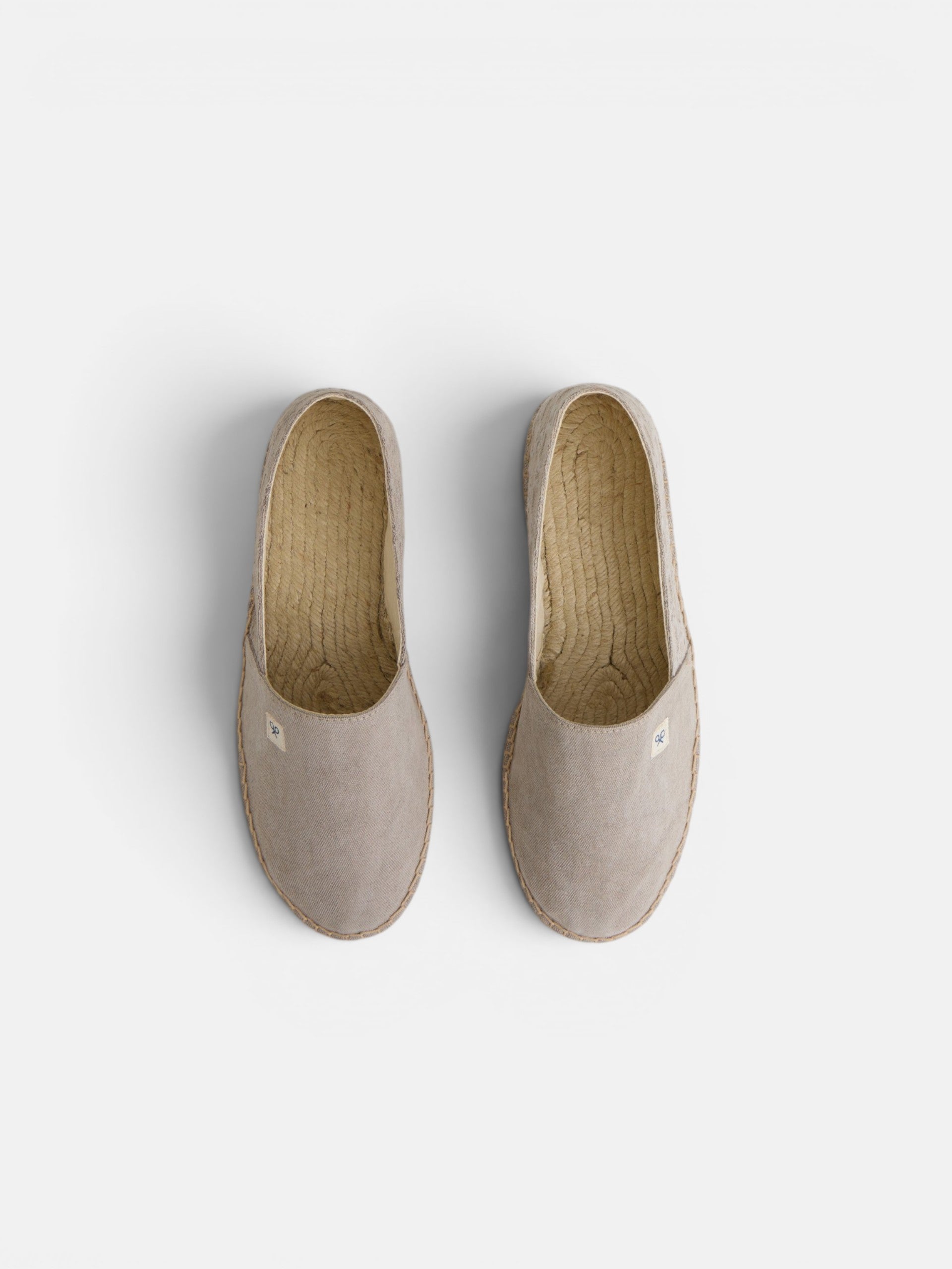 Espadrille minilogo marron clair