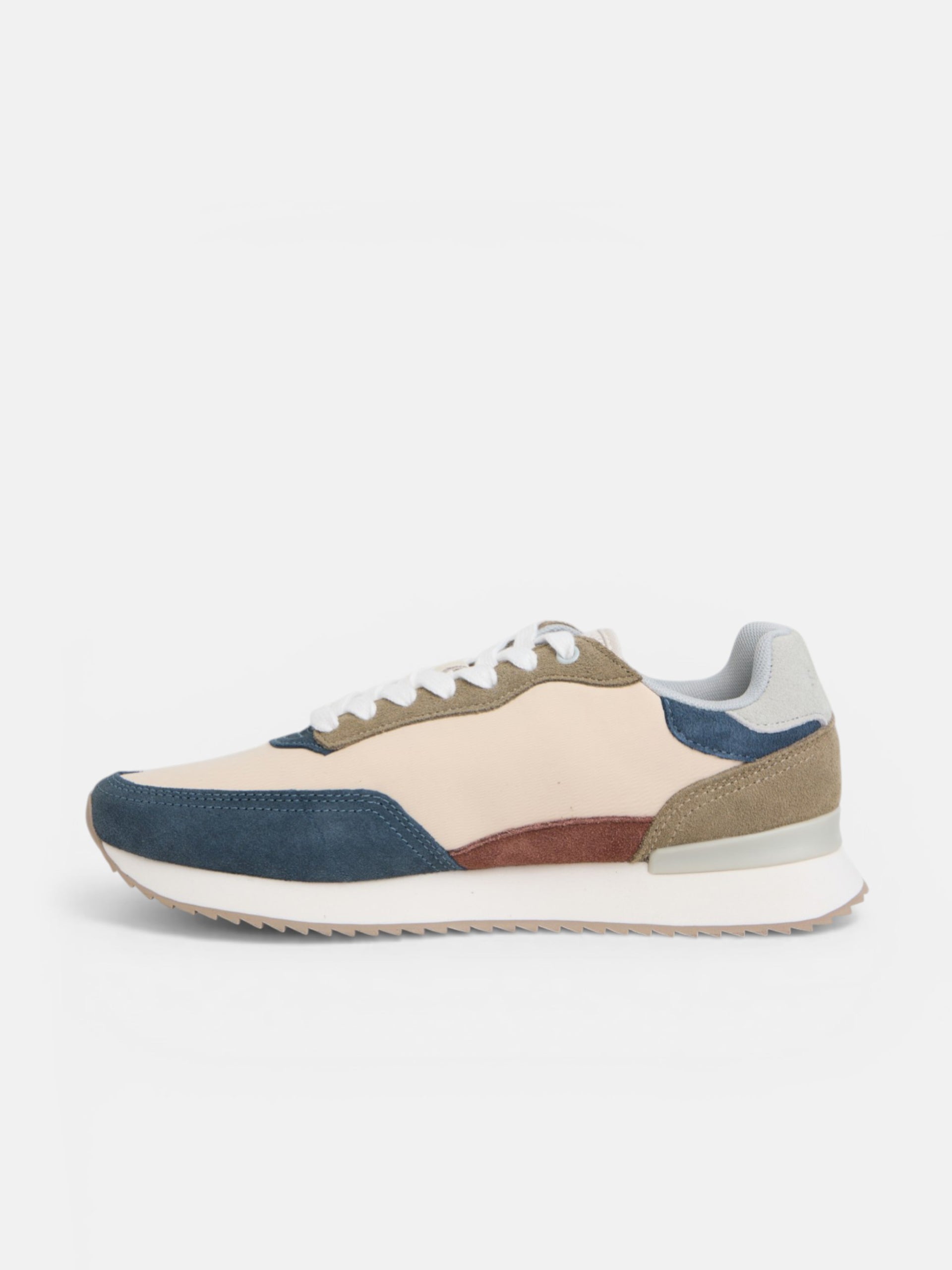 Zapatilla running raqueta beige