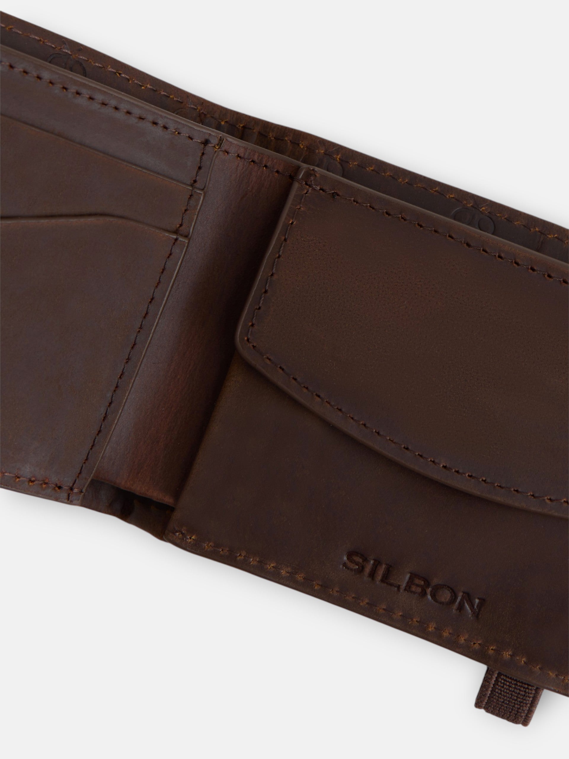Cartera piel multiraquetas marron