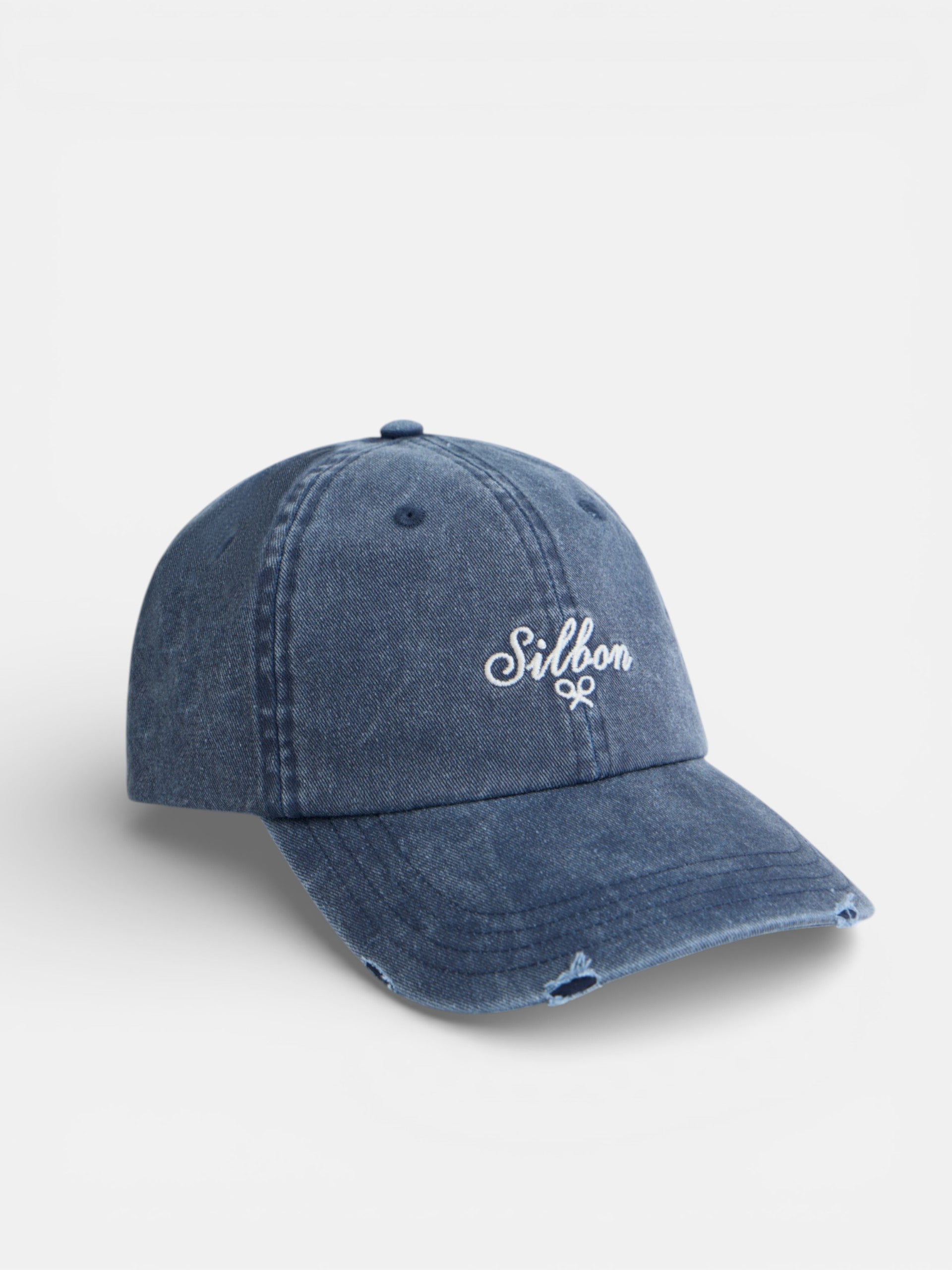 Gorra Silbon estilo denim azul