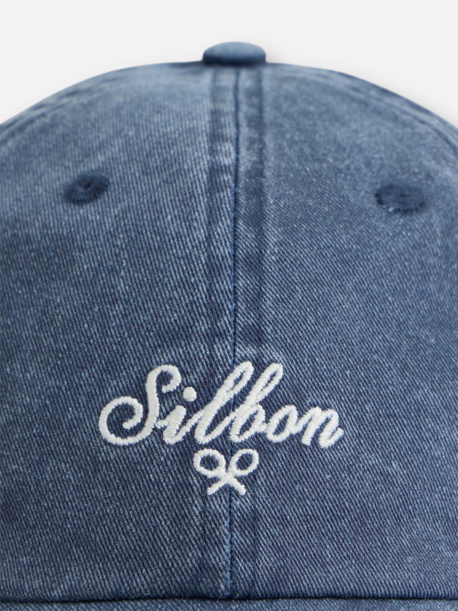 Gorra Silbon estilo denim azul