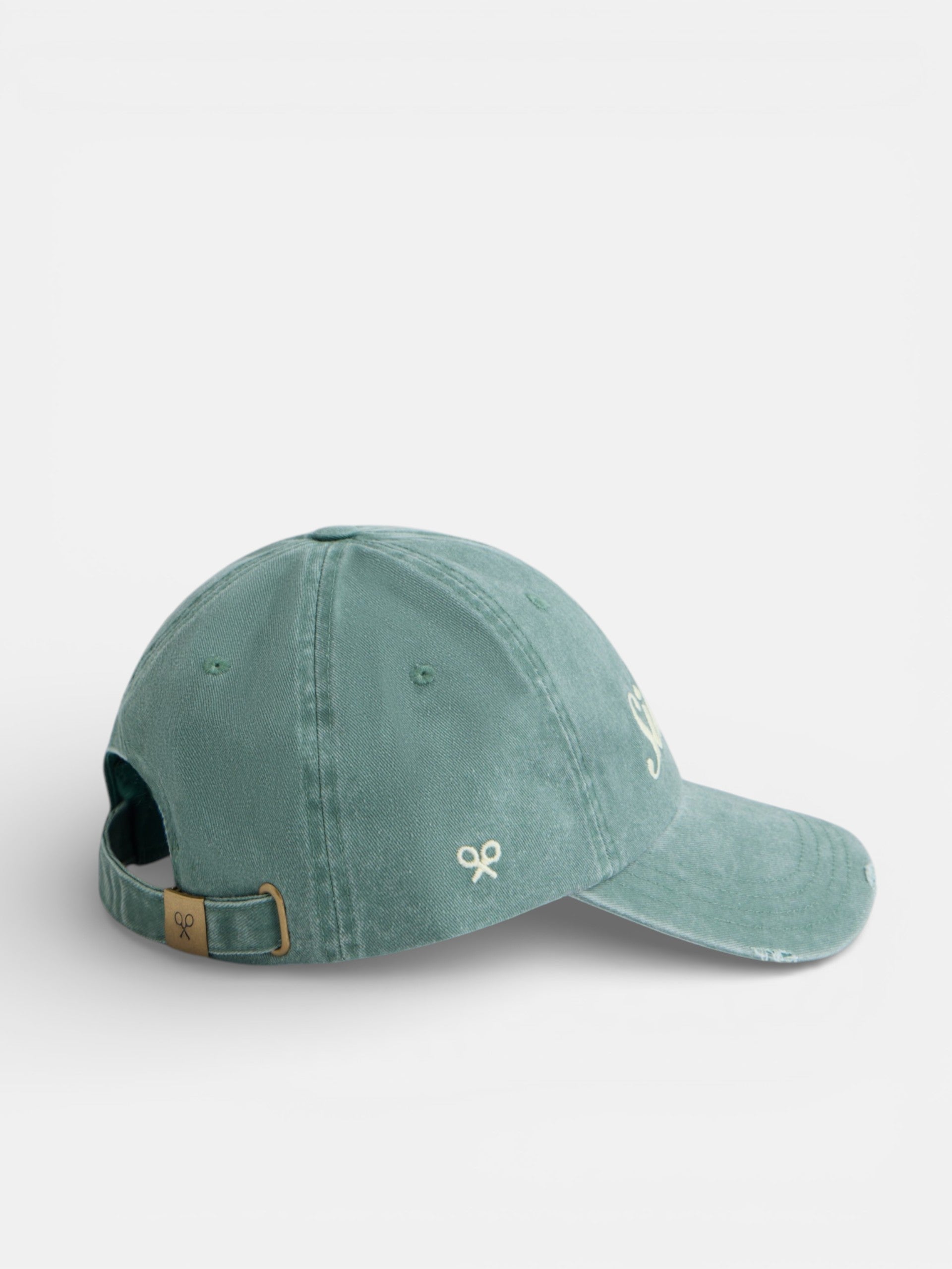 Gorra bordado medio verde