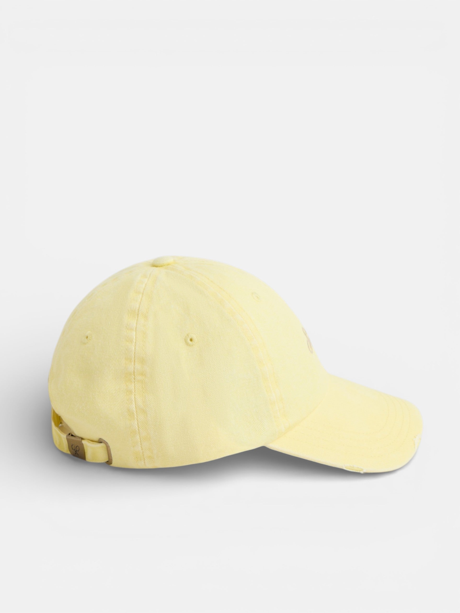 Gorra Silbon estilo denim amarillo