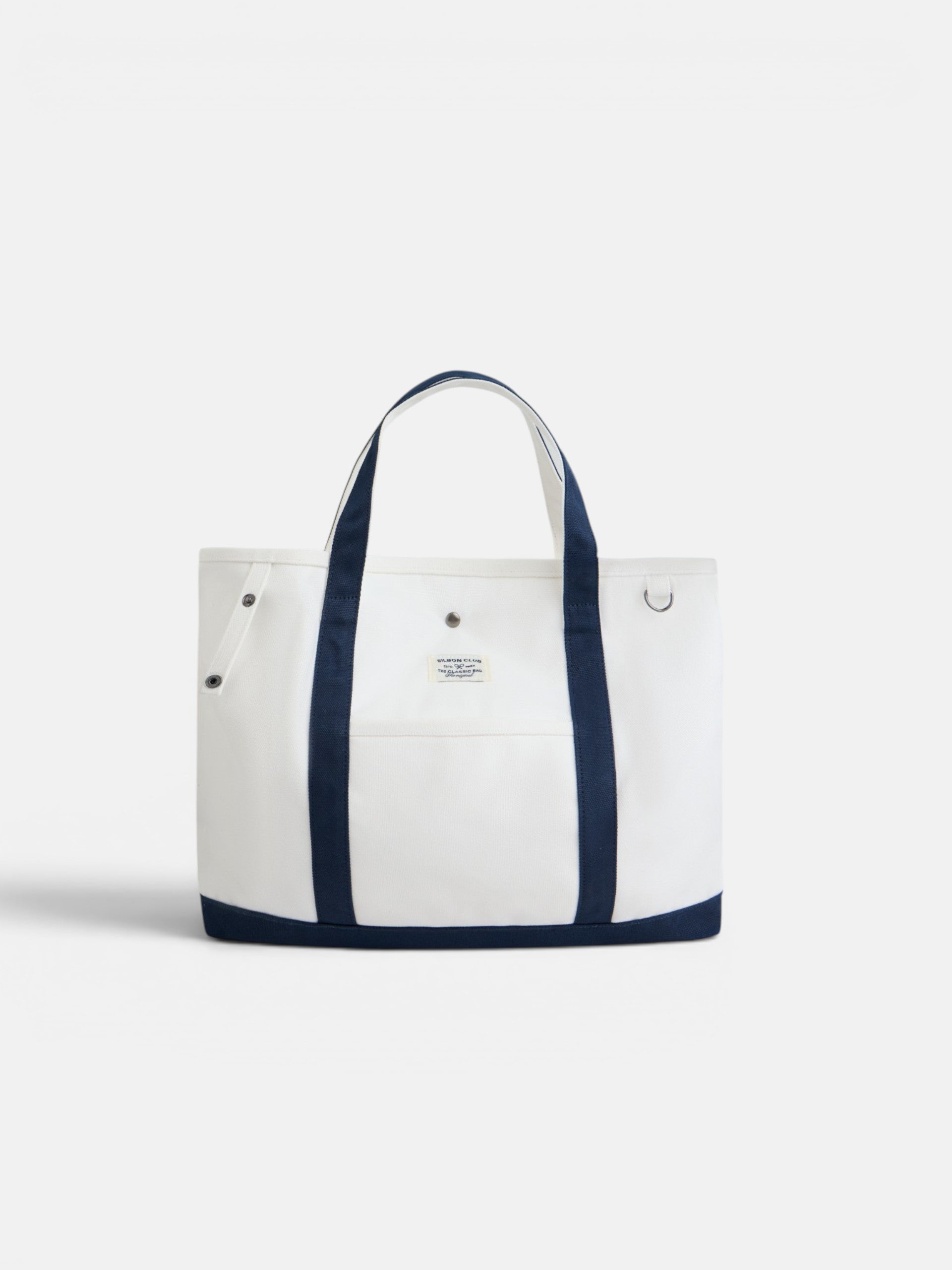 Tote bag classic bicolor cream