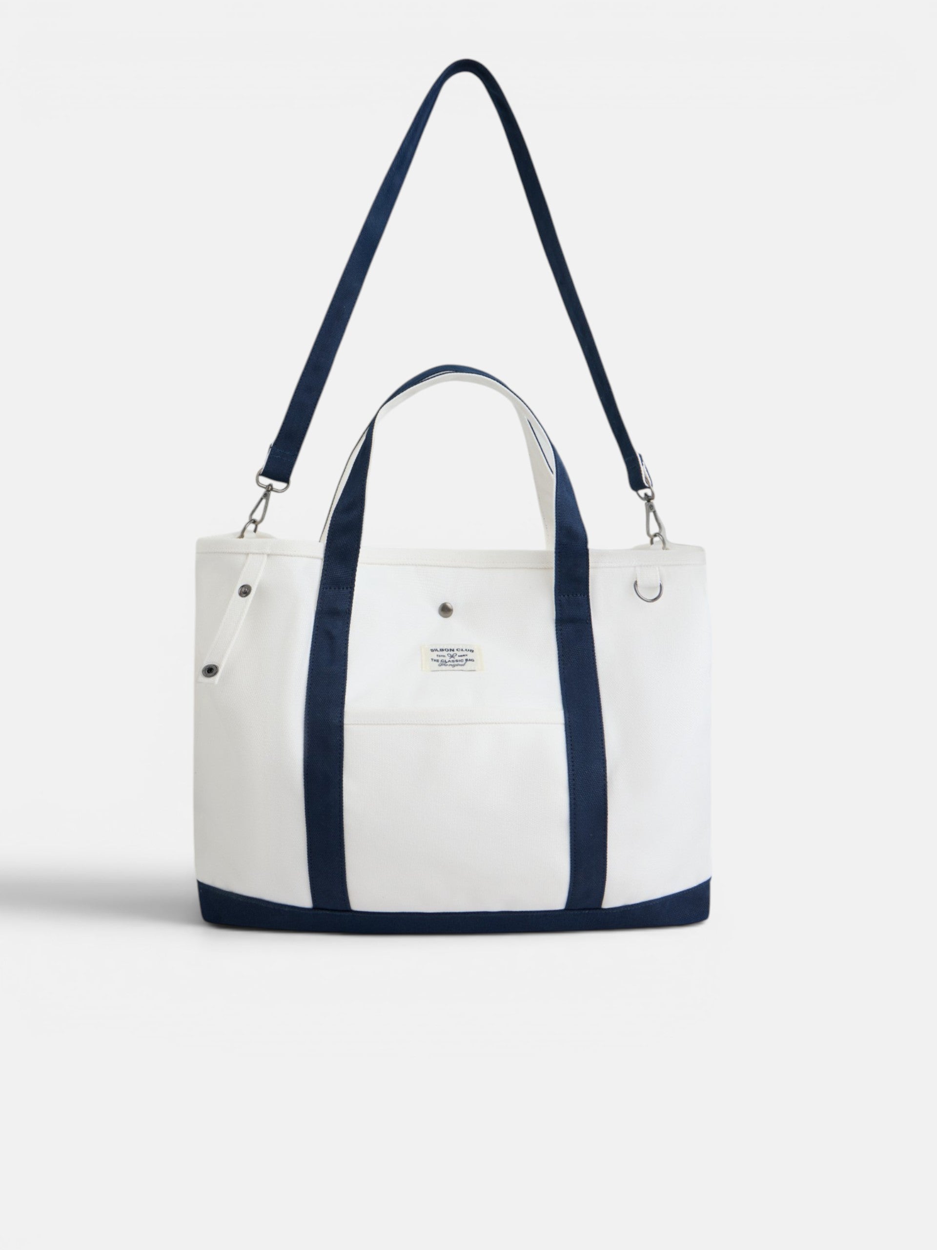 Tote bag classic bicolor cream
