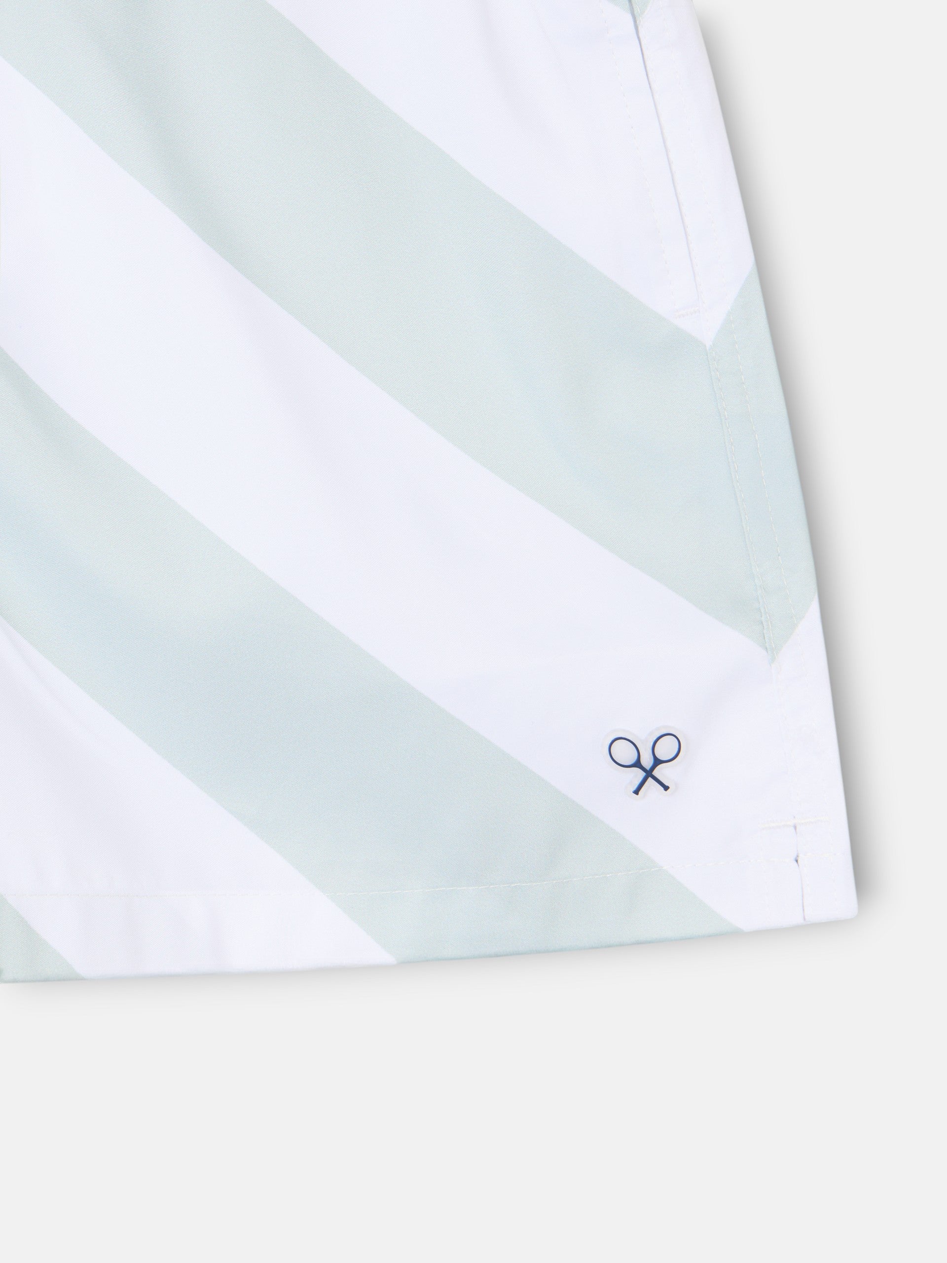 Maillot de bain à rayures vertes