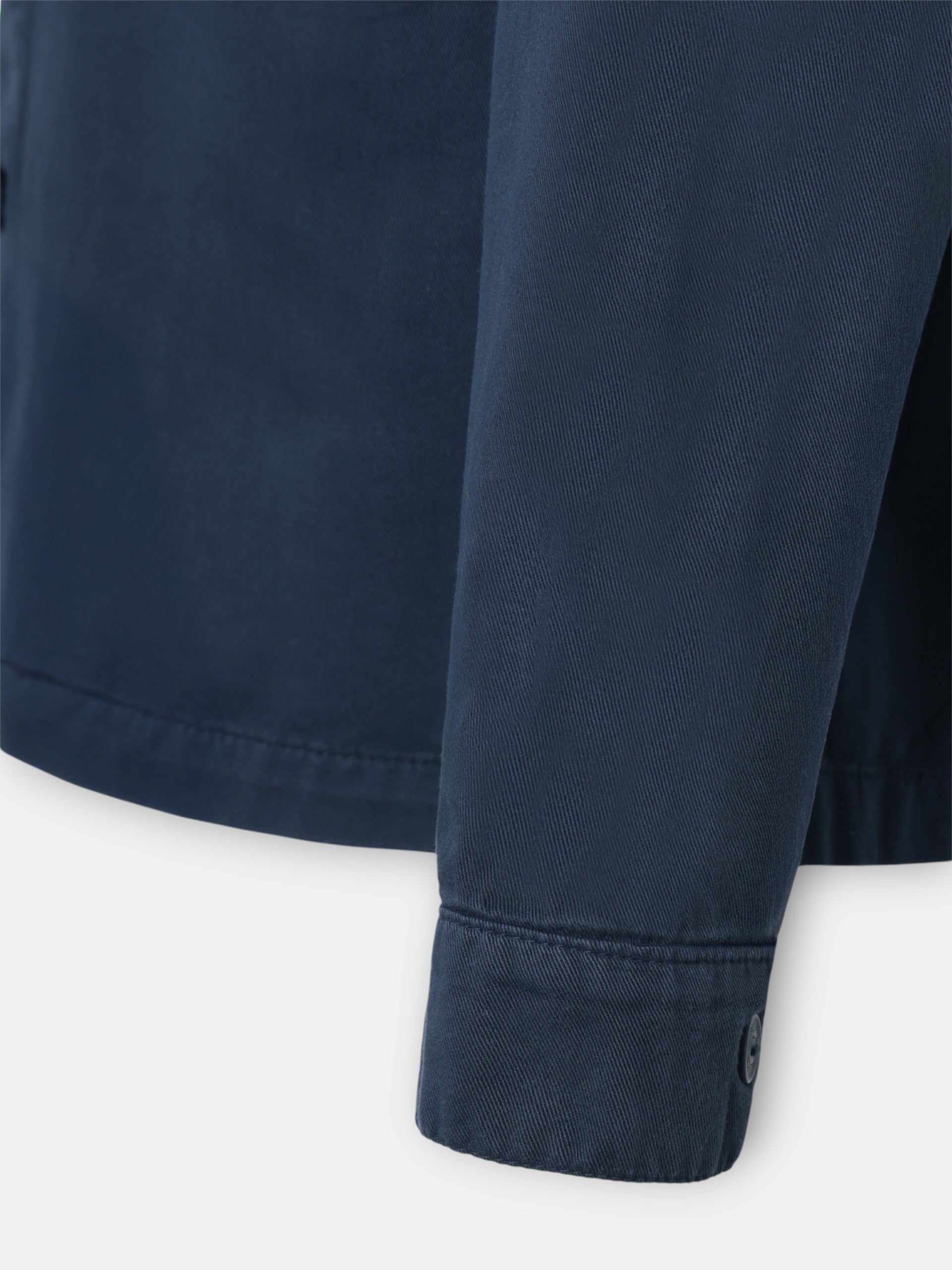 Surchemise bleu marine à empiècements
