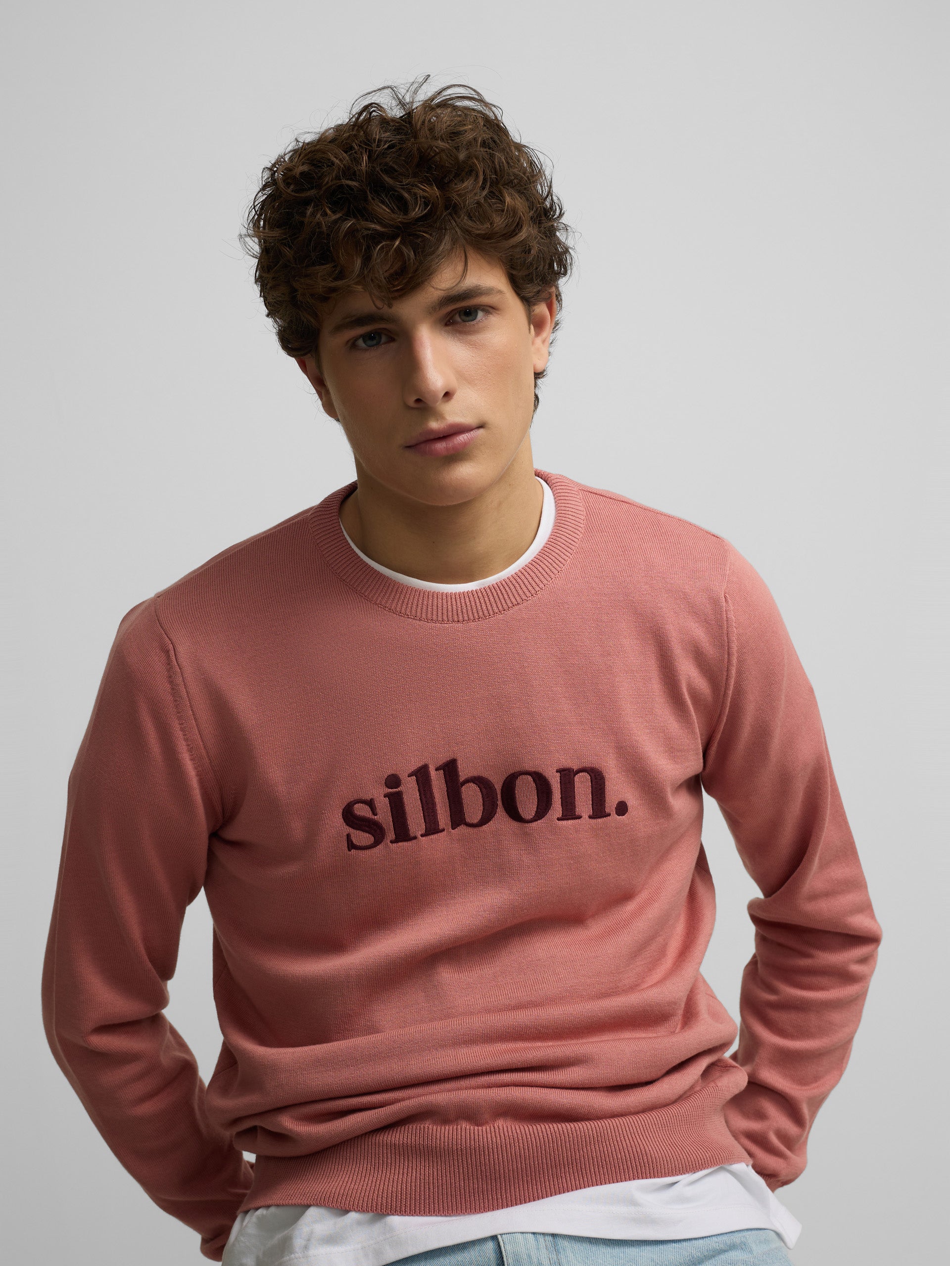 Camisola Silbon meia coral
