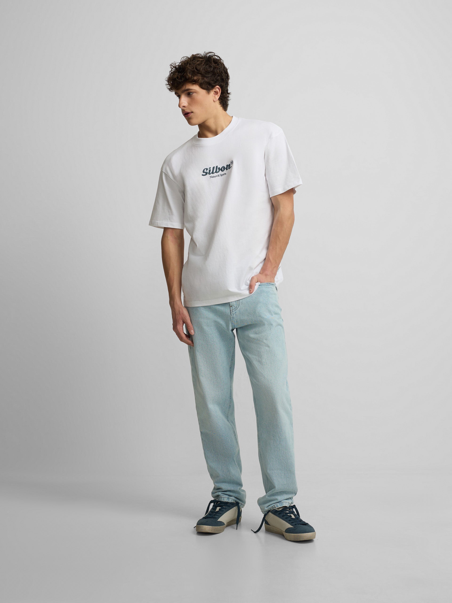 Camiseta Silbon nature blanco