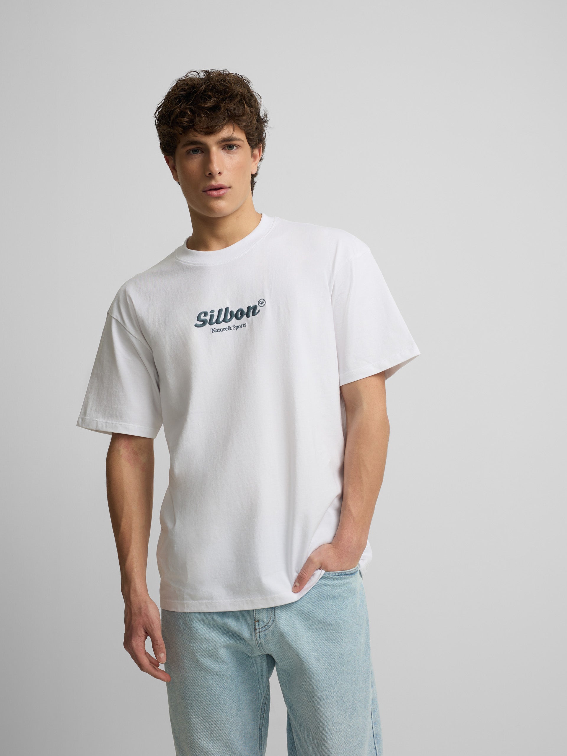 Camiseta Silbon nature blanco