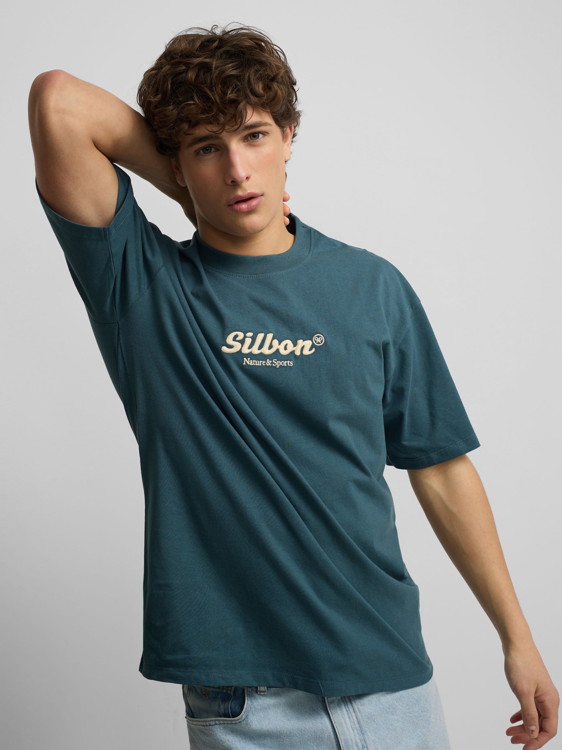 Camiseta Silbon nature petroleo