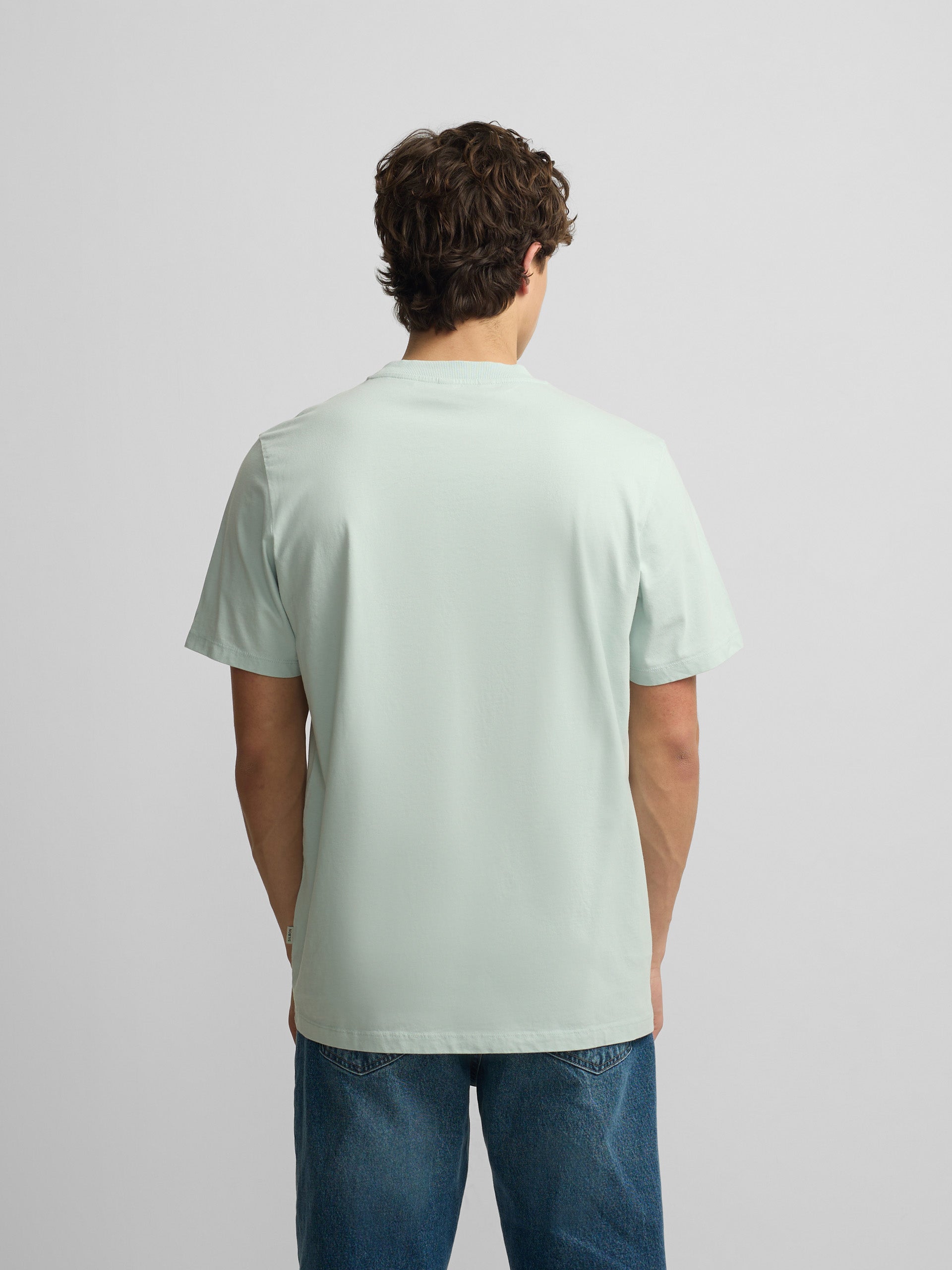 Camiseta Silbon relieve tono aguamarina