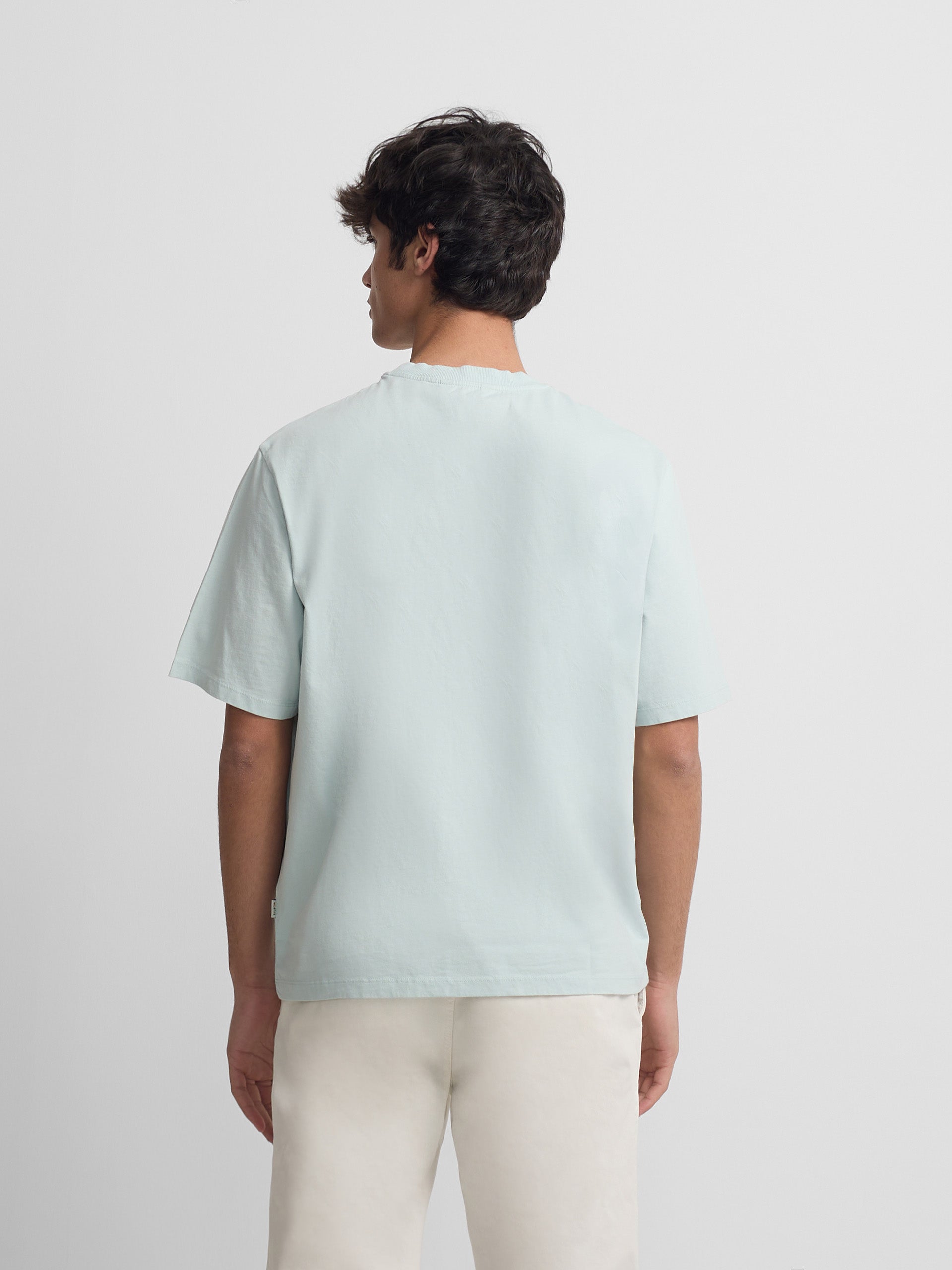Camiseta special fit minilogo parche aguamarina