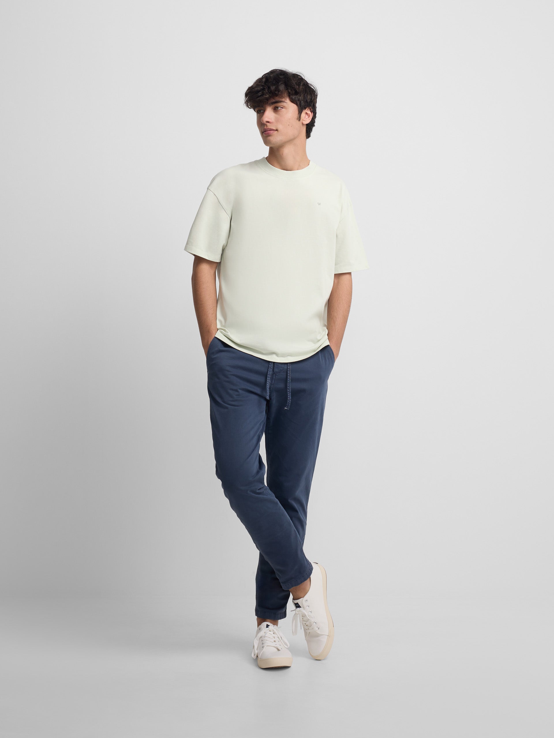 T-shirt coupe décontractée plans de surf vert clair