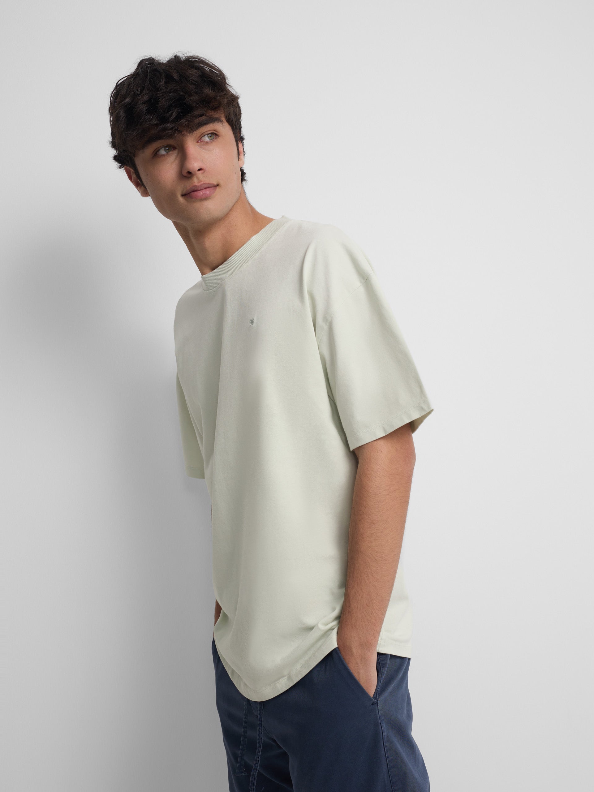 T-shirt coupe décontractée plans de surf vert clair