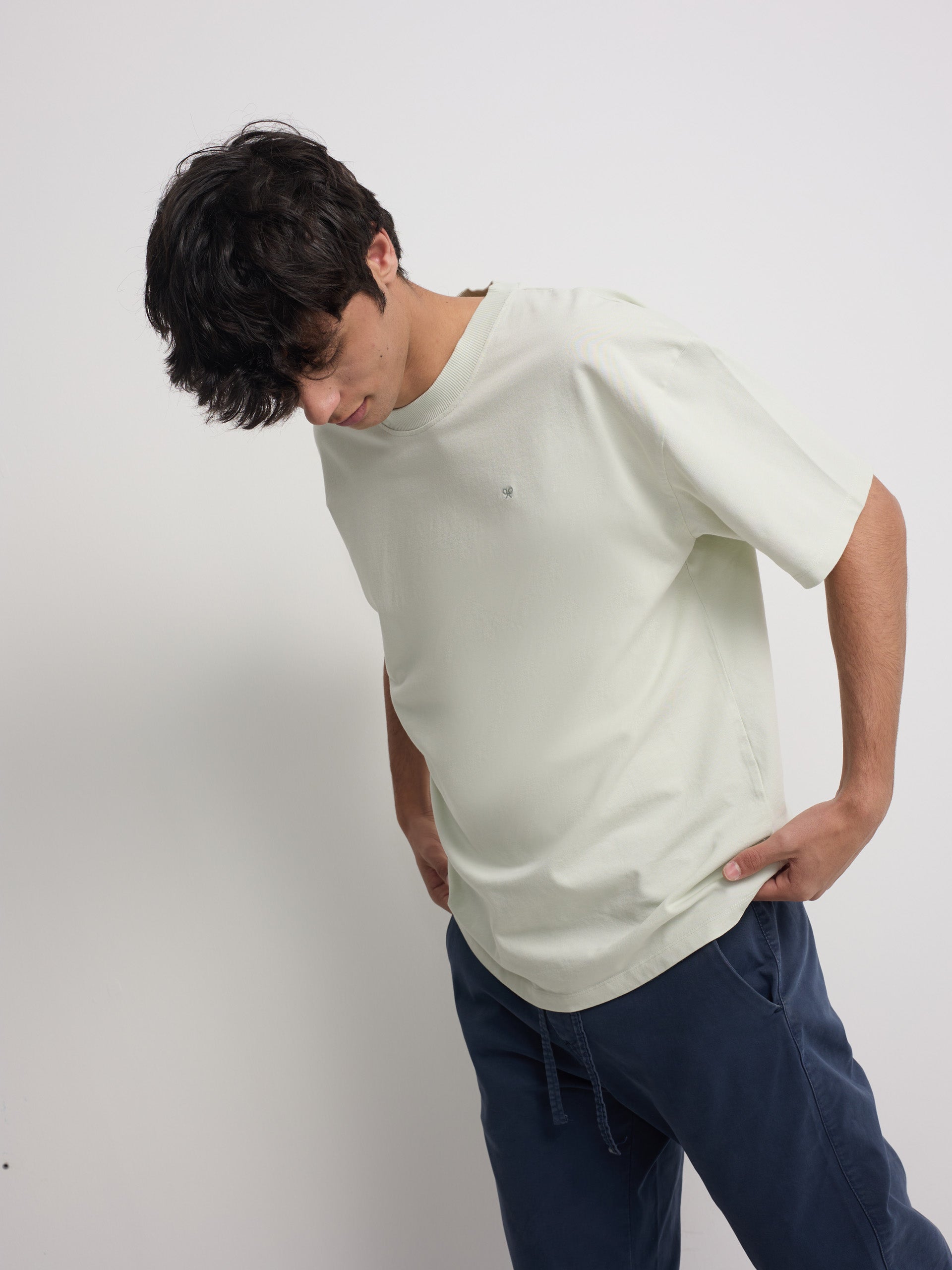 T-shirt coupe décontractée plans de surf vert clair