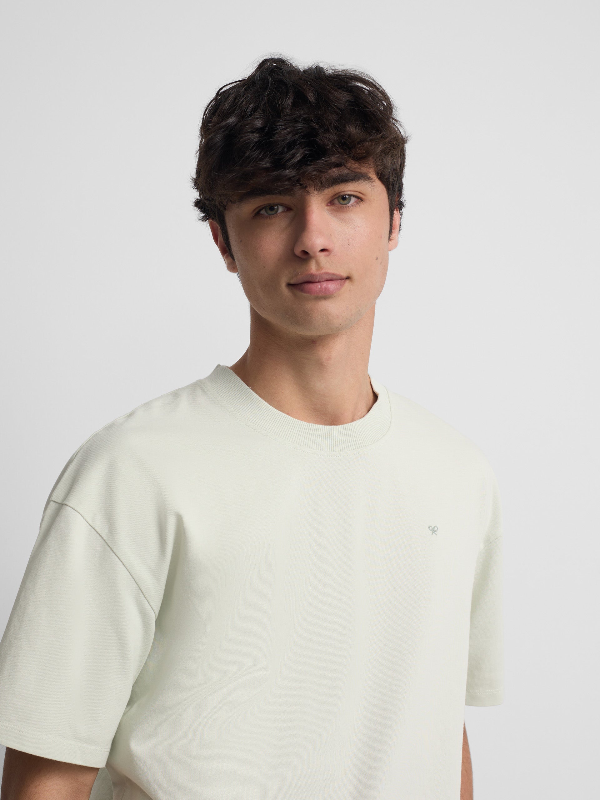 T-shirt coupe décontractée plans de surf vert clair