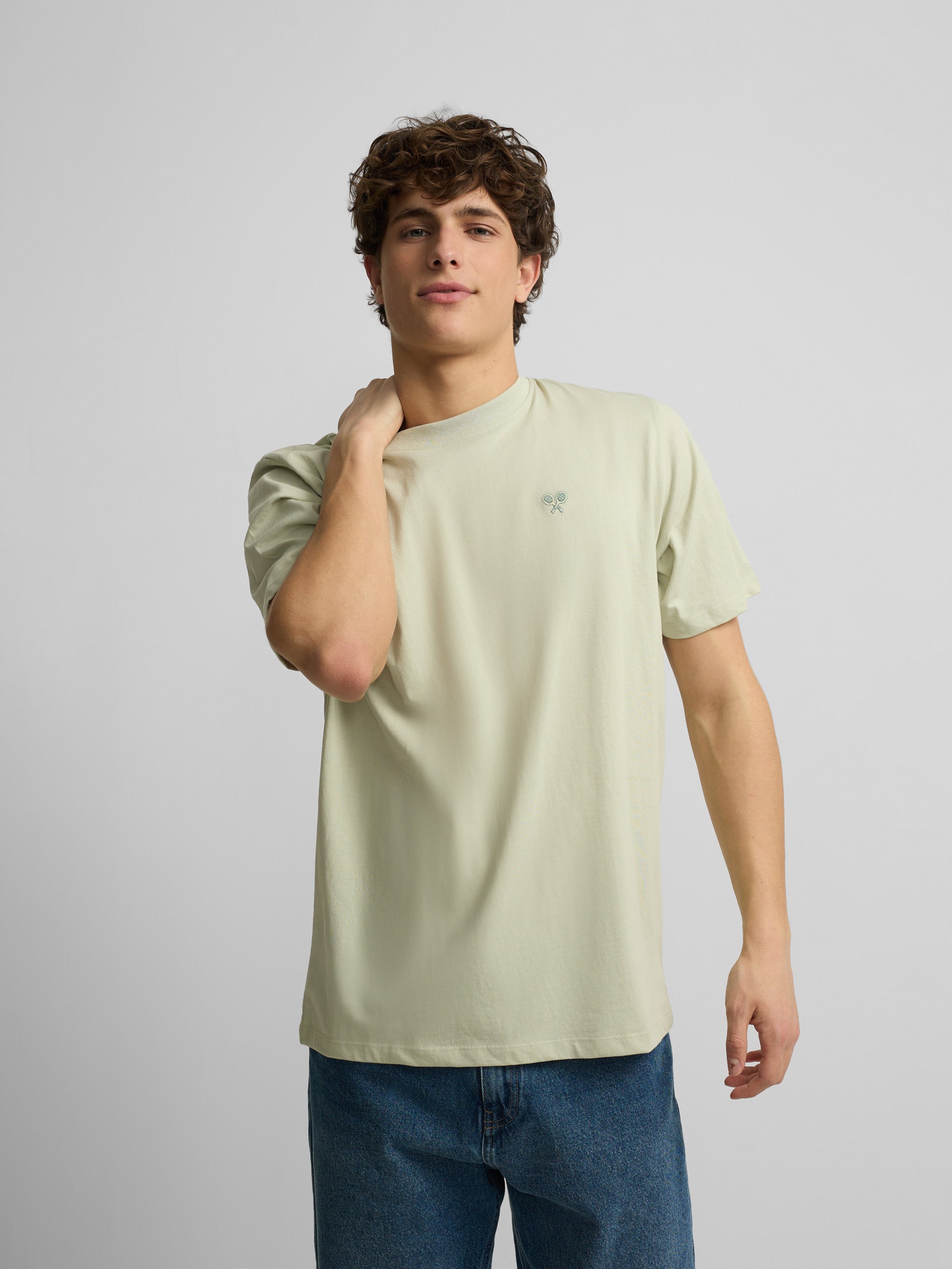 Camiseta apres tennis verde claro