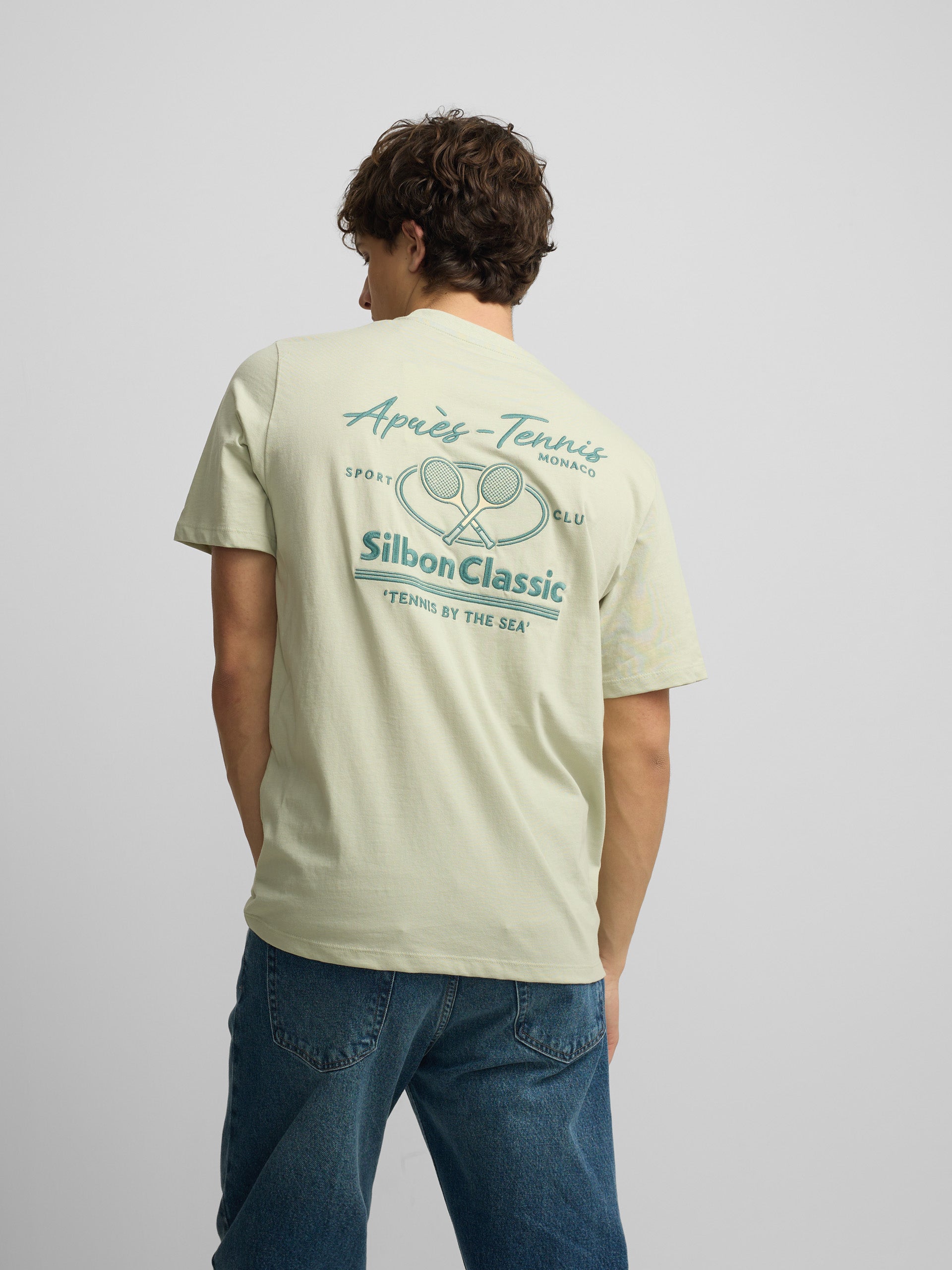 Camiseta apres tennis verde claro