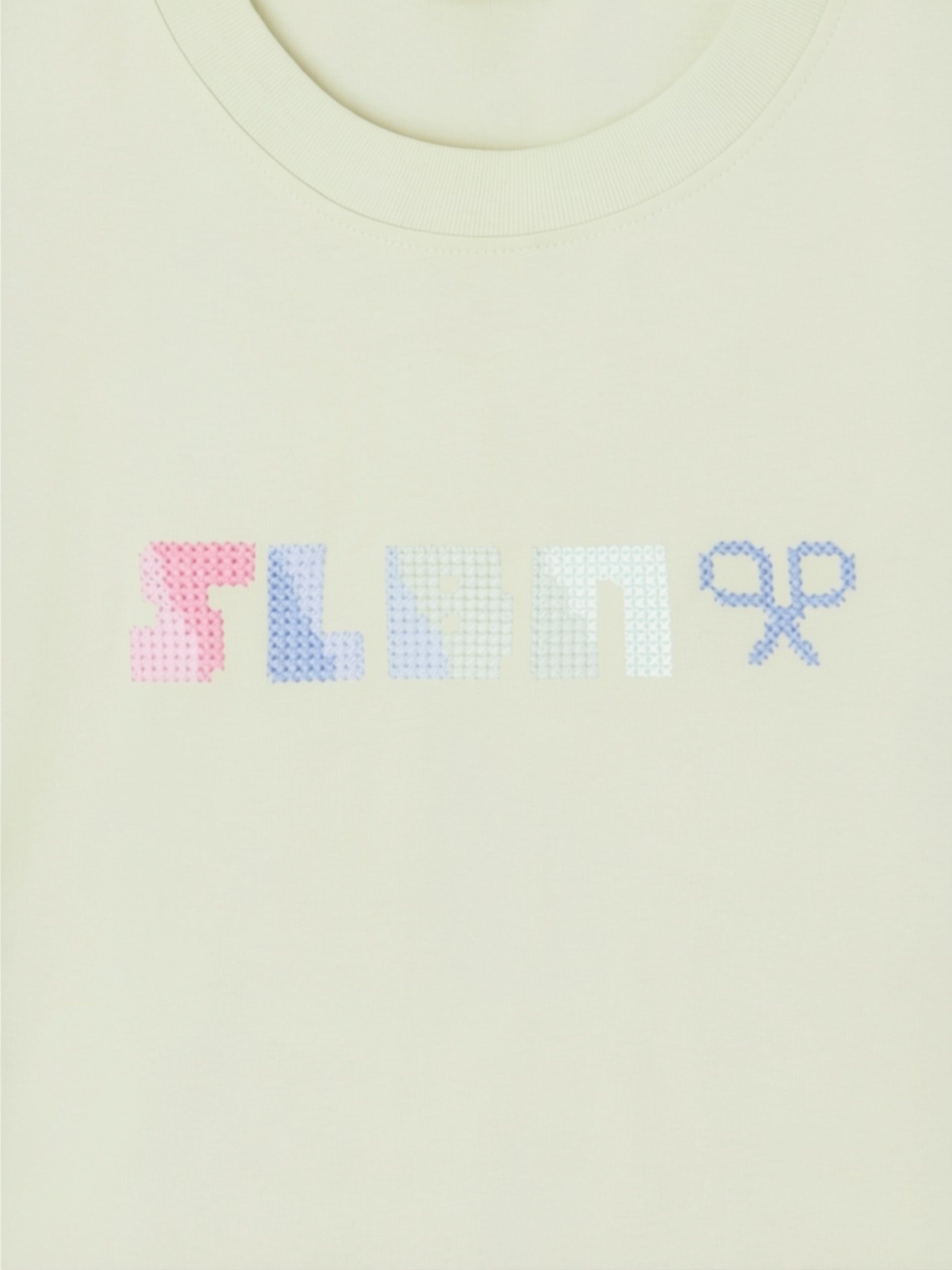 Relaxed fit t-shirt SLBN cross light green