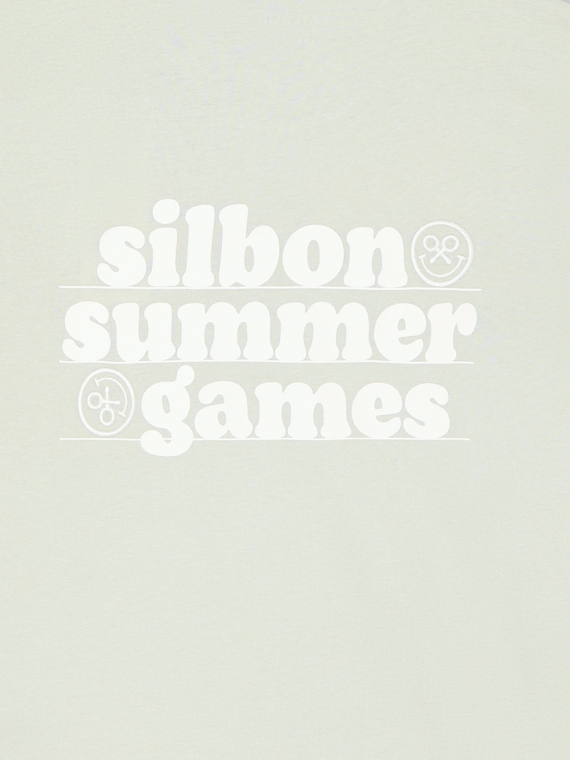 Camiseta summer games verde claro