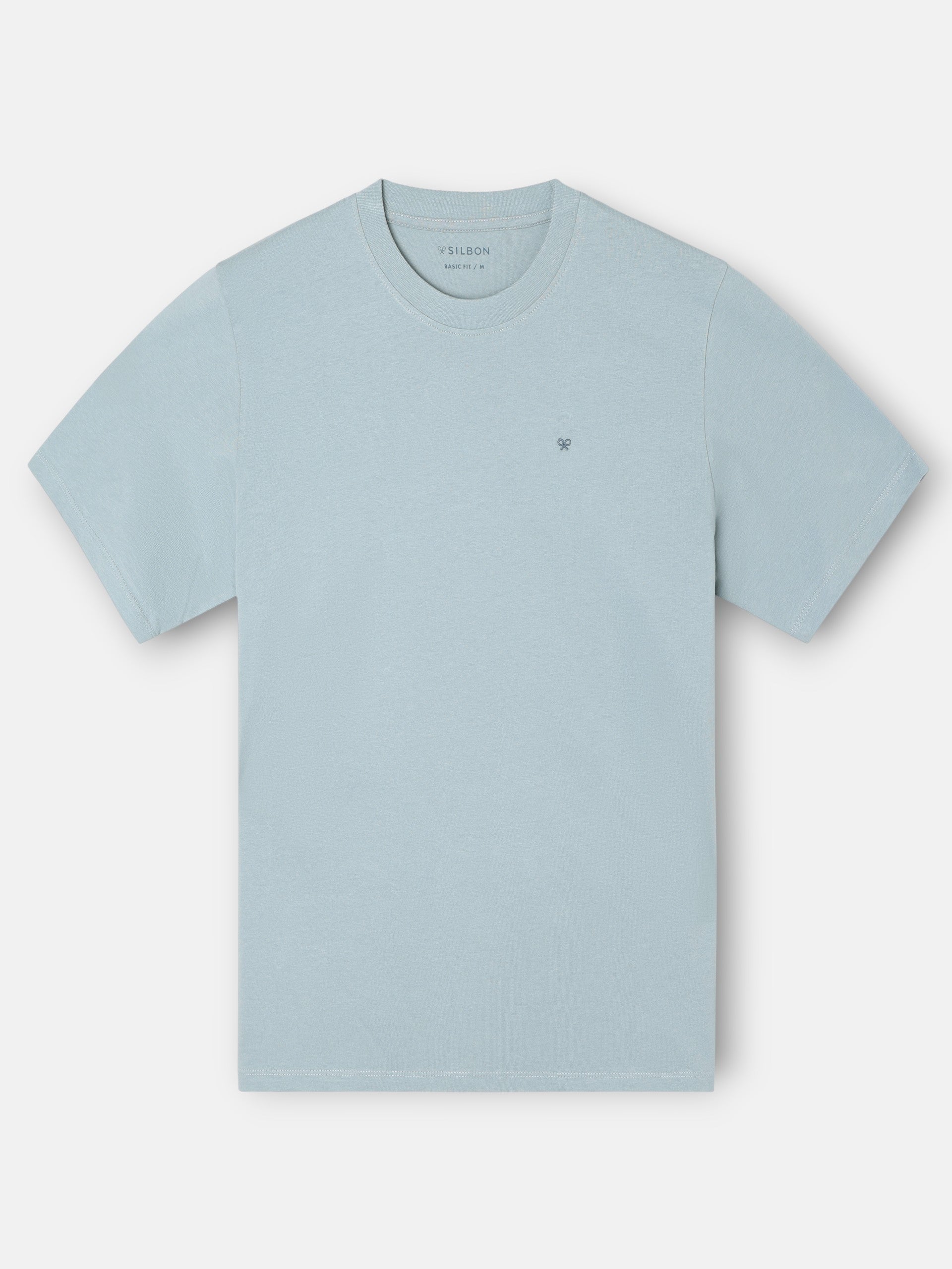 Camiseta slow summer verde gris