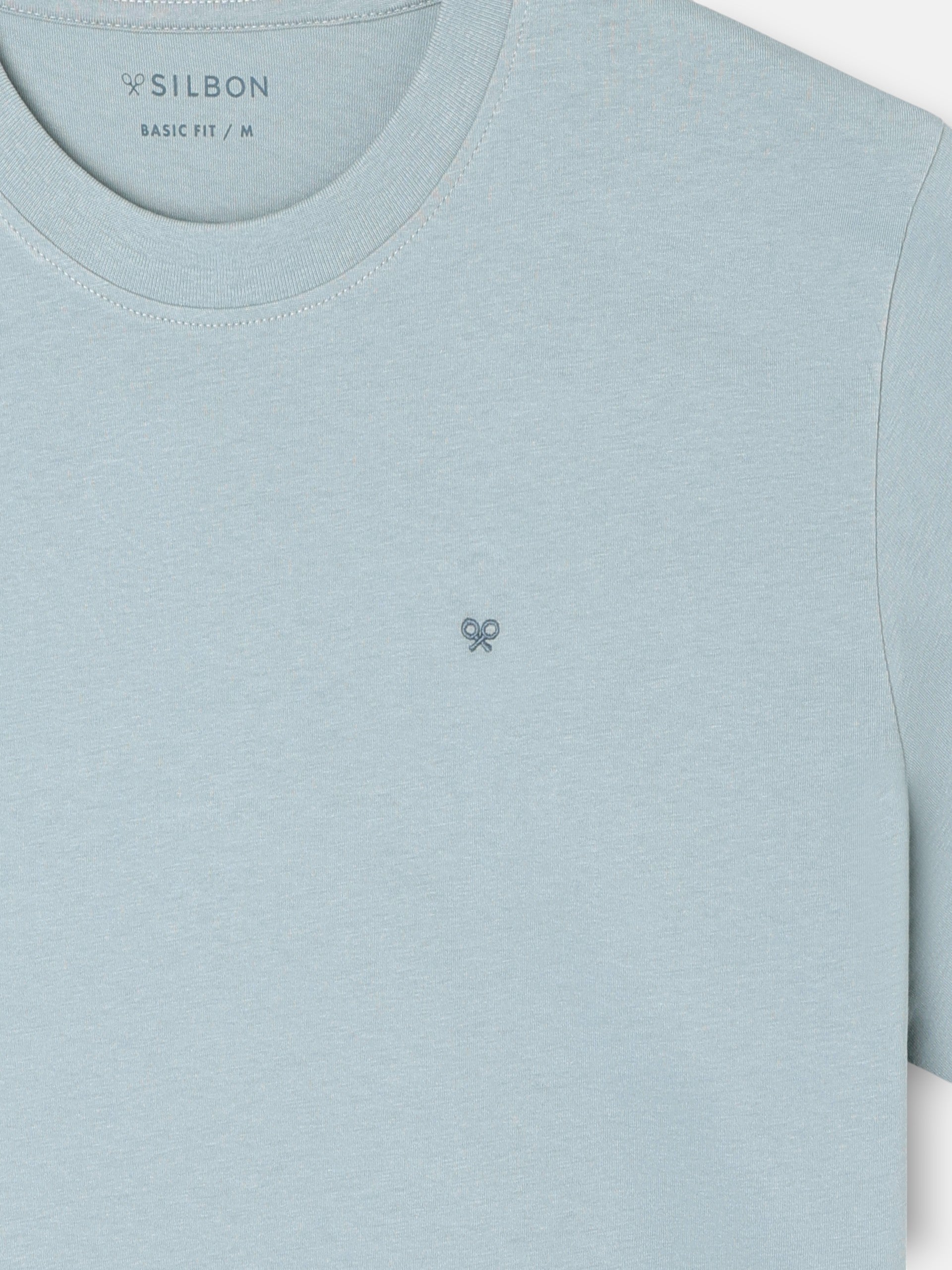 Camiseta slow summer verde gris