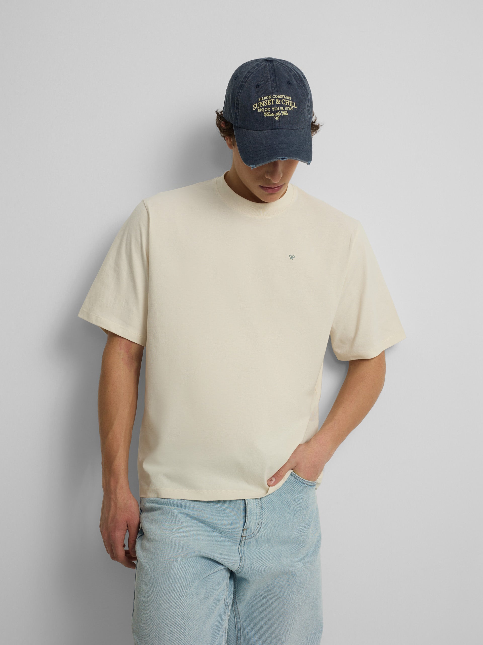 Camiseta special fit le champs crema